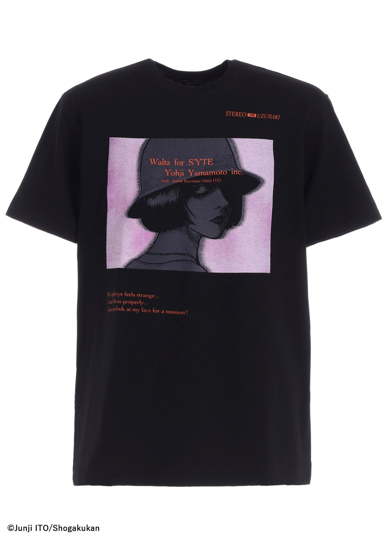 S'YTE × Junji ITO -UZUMAKI- AZAMI WALTZ FOR S’YTE GRAPHIC T-SHIRT