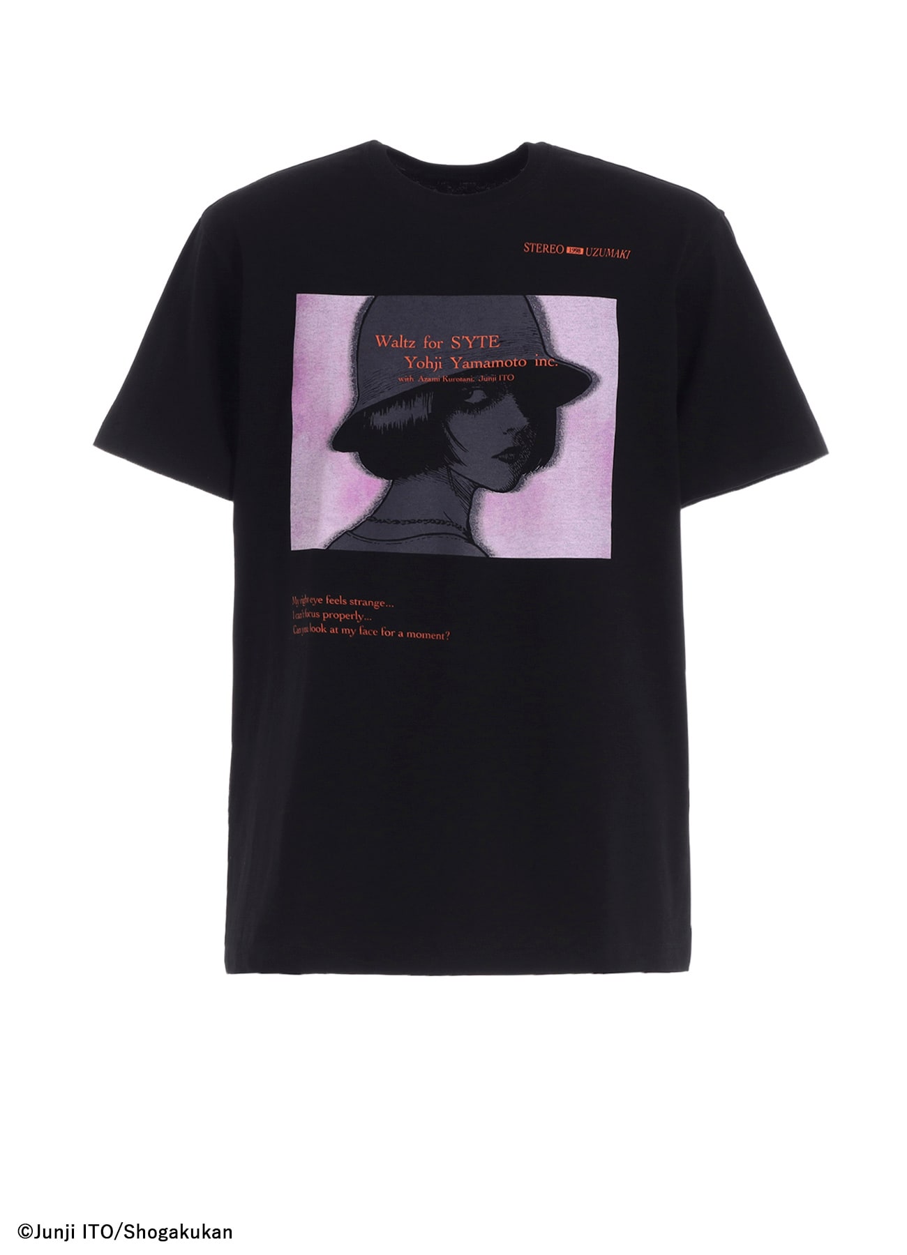 【11/5 12:00発売】S'YTE × Junji ITO -UZUMAKI- AZAMI WALTZ FOR S’YTE GRAPHIC T-SHIRT