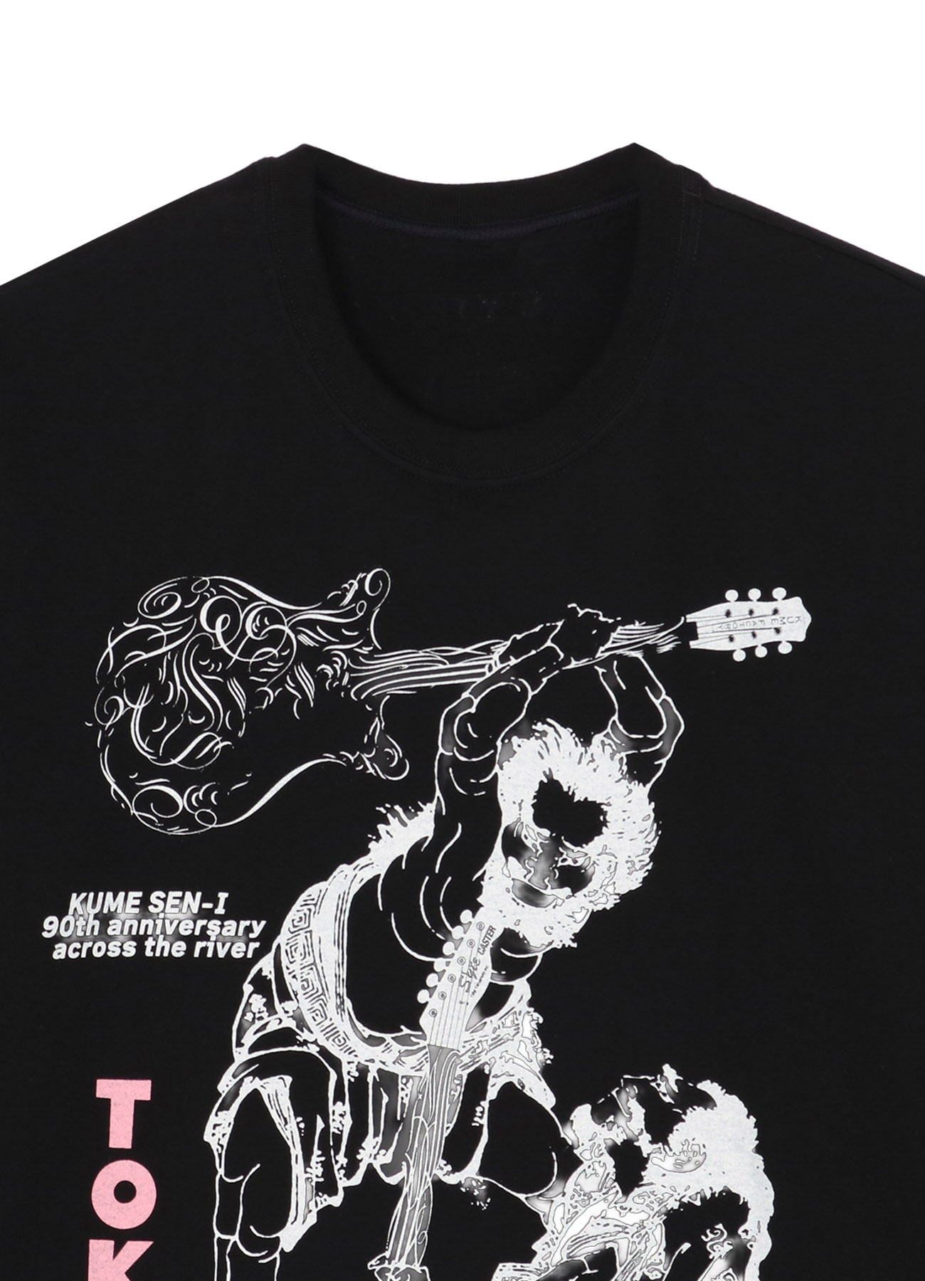 【KUME 90th Anniversary Across the River】Hokusai × Love Guitar Tokyo Calling T-shirt
