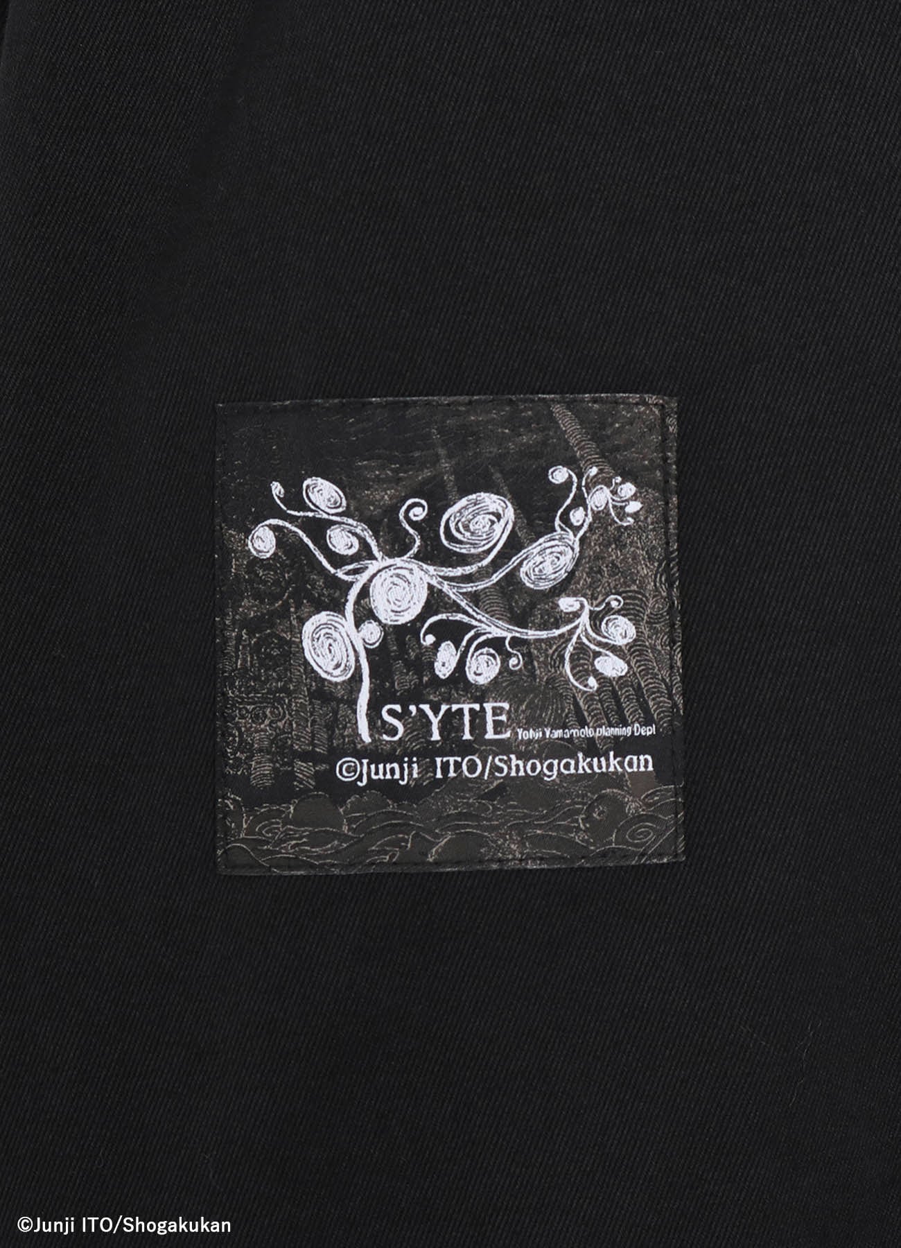 S'YTE × Junji ITO -UZUMAKI- AZAMI EMBROIDERY BOMBER JACKET