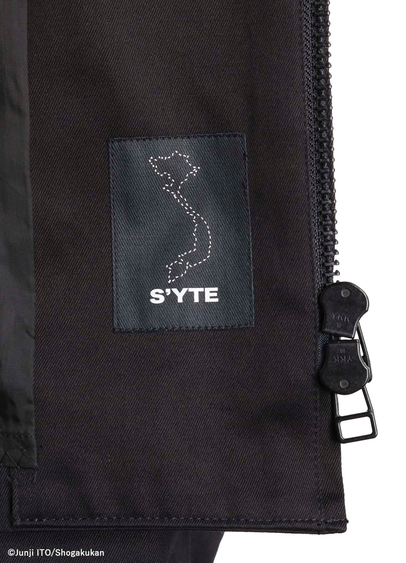 S'YTE × Junji ITO -UZUMAKI- KIRIE EMBROIDERY ZIPPER BLOUSON