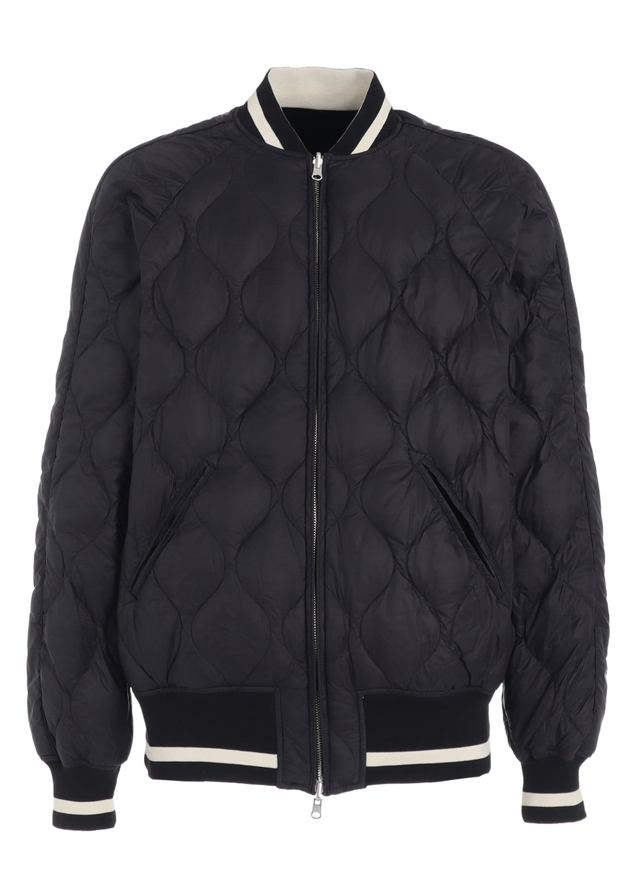 S'YTE X TAION EMBROIDERY QUILTED DOWN REVERSIBLE BOMBER JACKET