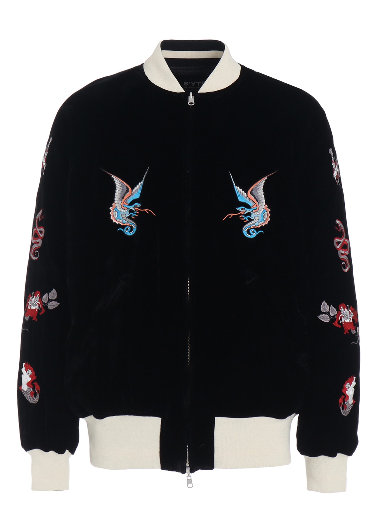 【11/20 12:00 Release】S'YTE X TAION EMBROIDERY QUILTED DOWN REVERSIBLE BOMBER JACKET
