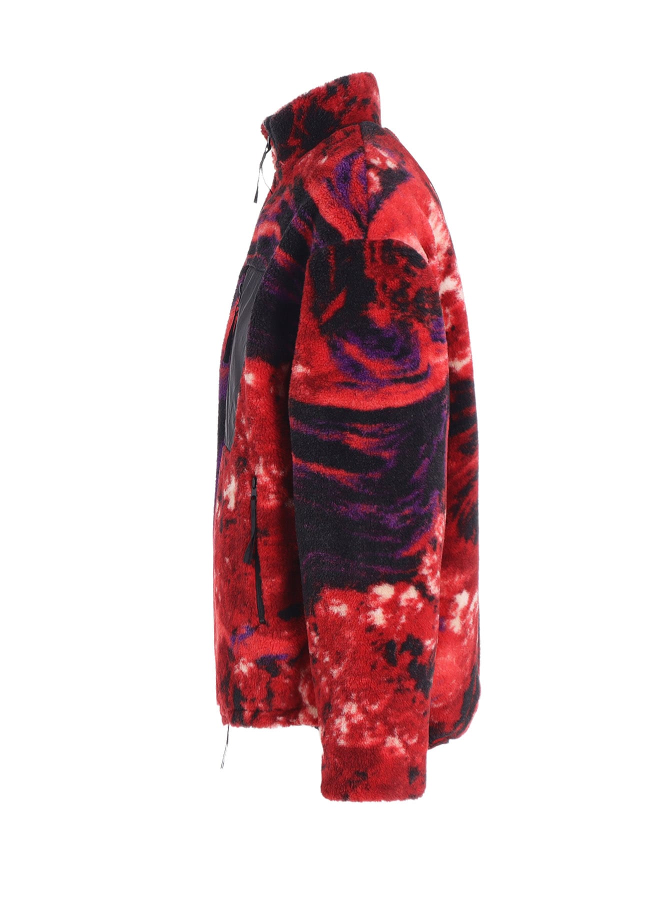 【11/20 12:00 Release】S'YTE X TAION REVERSIBLE QUILTED RED PRINTED FLEECE JACKET