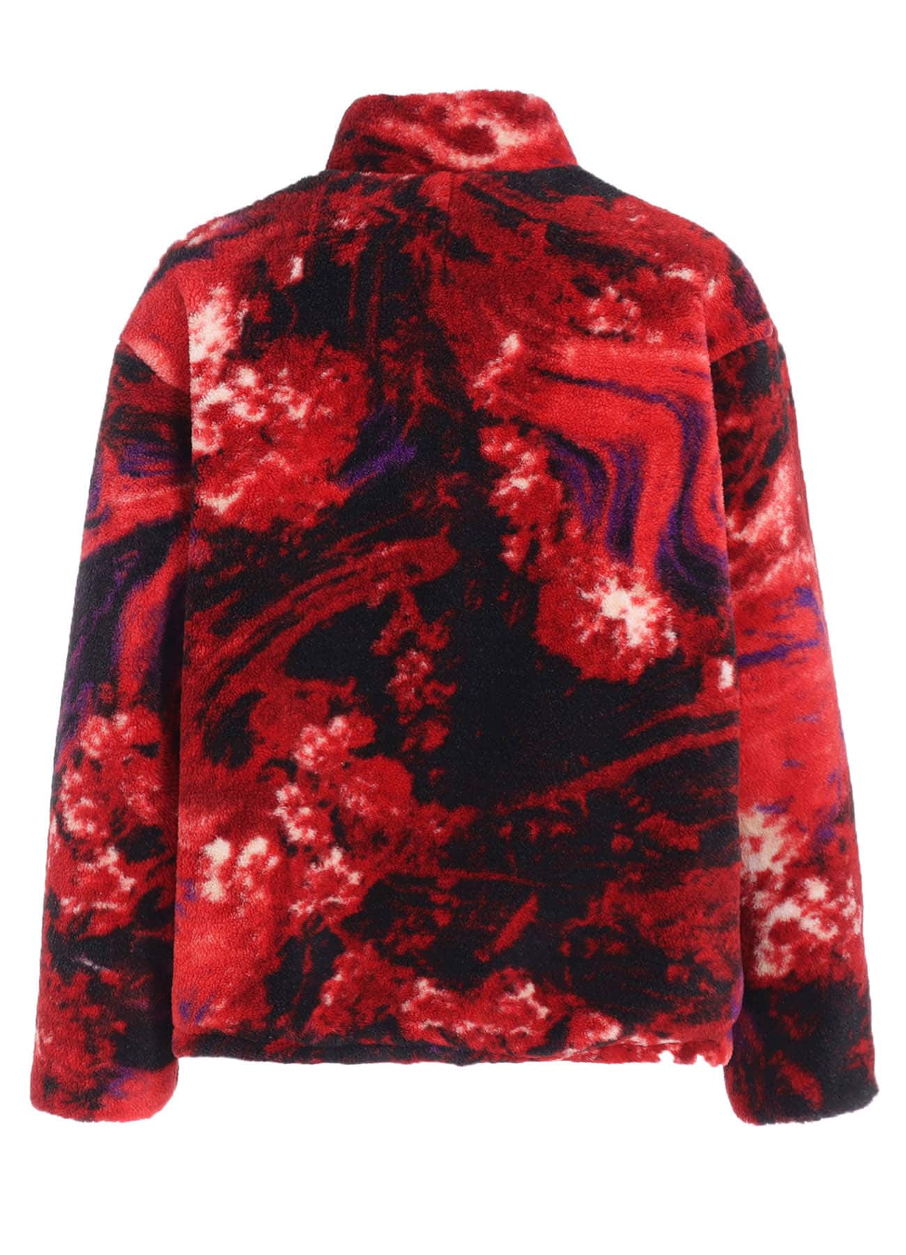 【11/20 12:00 Release】S'YTE X TAION REVERSIBLE QUILTED RED PRINTED FLEECE JACKET