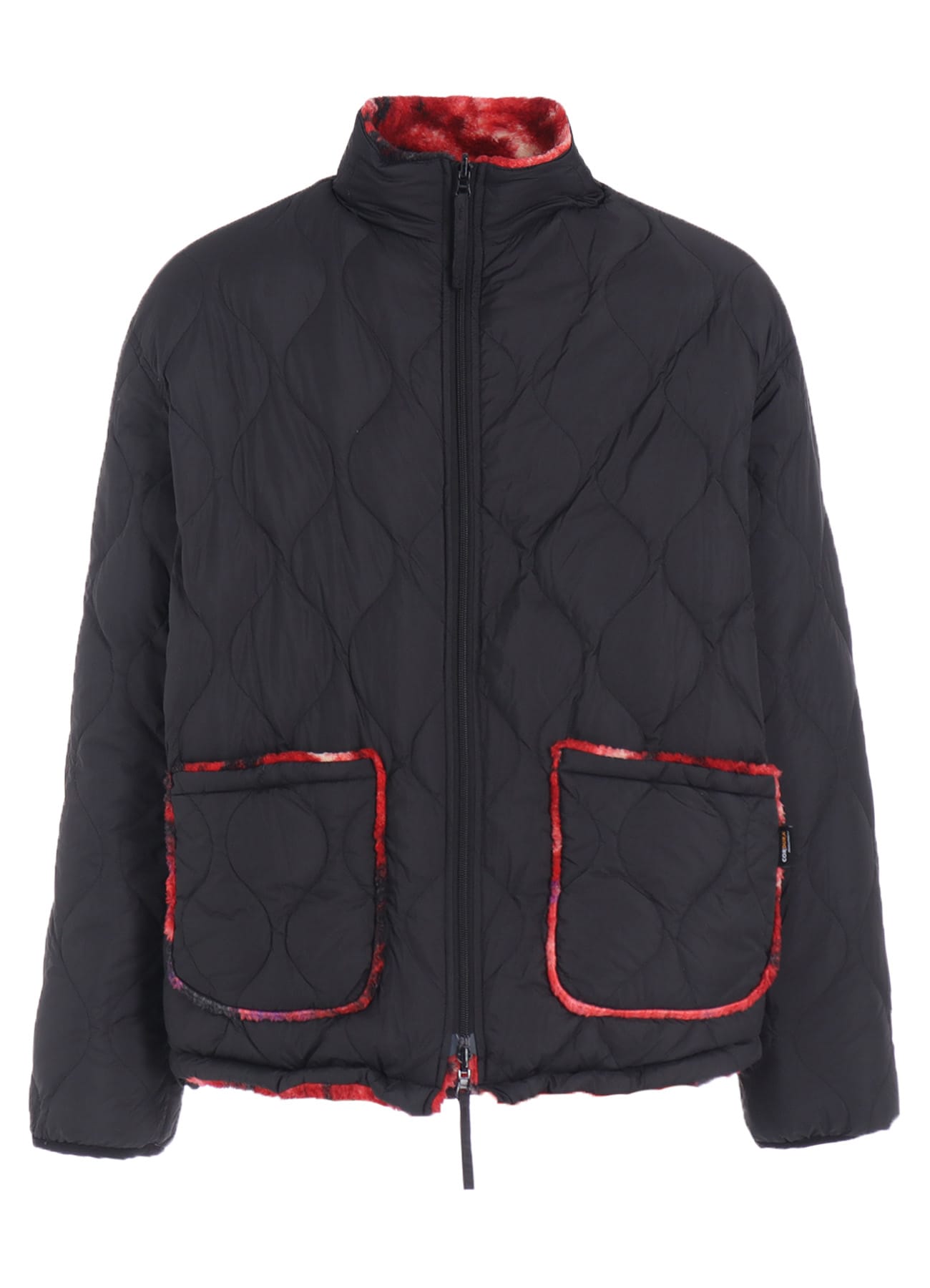 【11/20 12:00 Release】S'YTE X TAION REVERSIBLE QUILTED RED PRINTED FLEECE JACKET