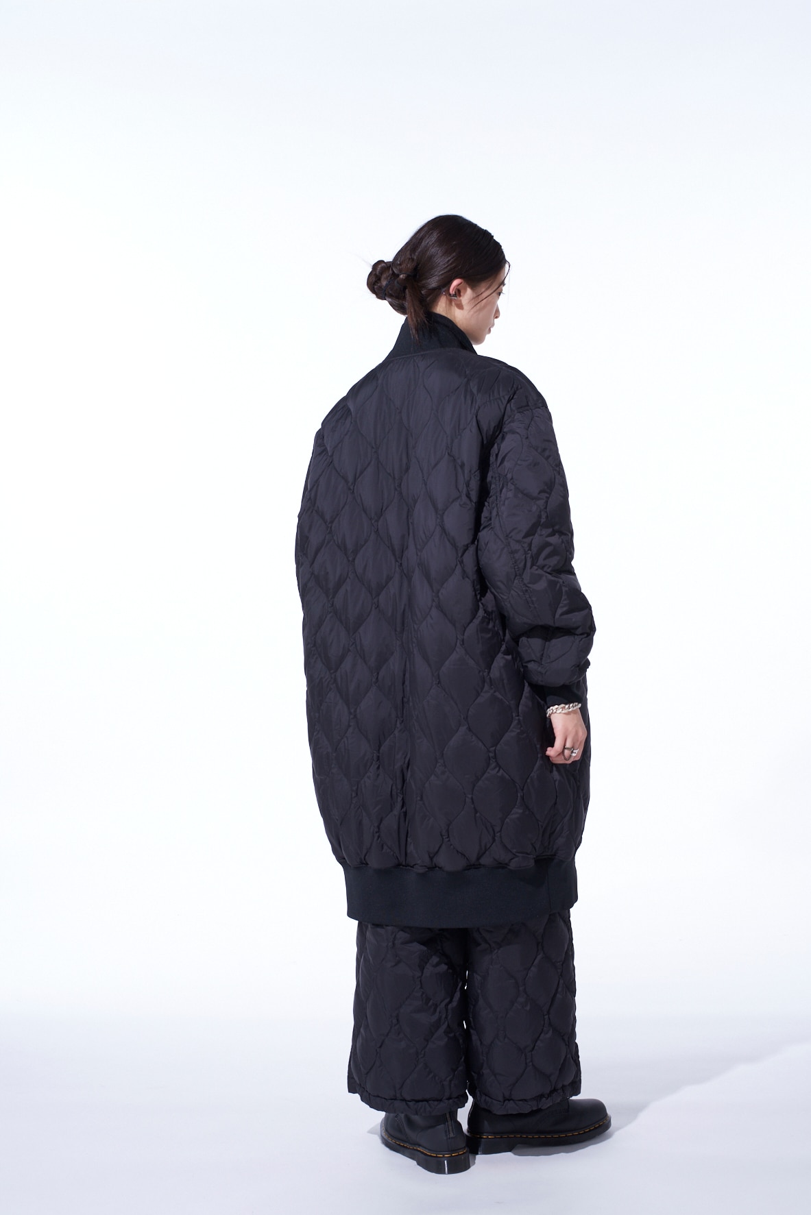 S'YTE X TAION REVERSIBLE LONG BOMBER JACKET
