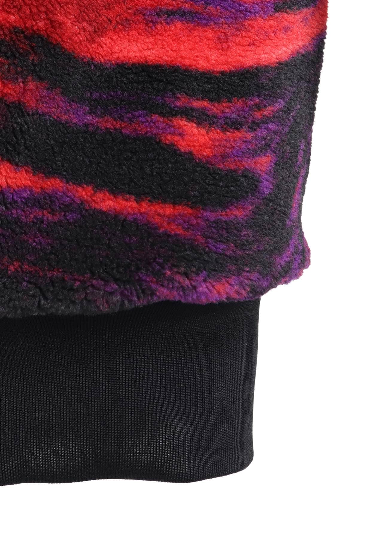 【11/20 12:00 Release】S'YTE X TAION REVERSIBLE LONG BOMBER JACKET WITH RED PRINTED FLEECE LINING