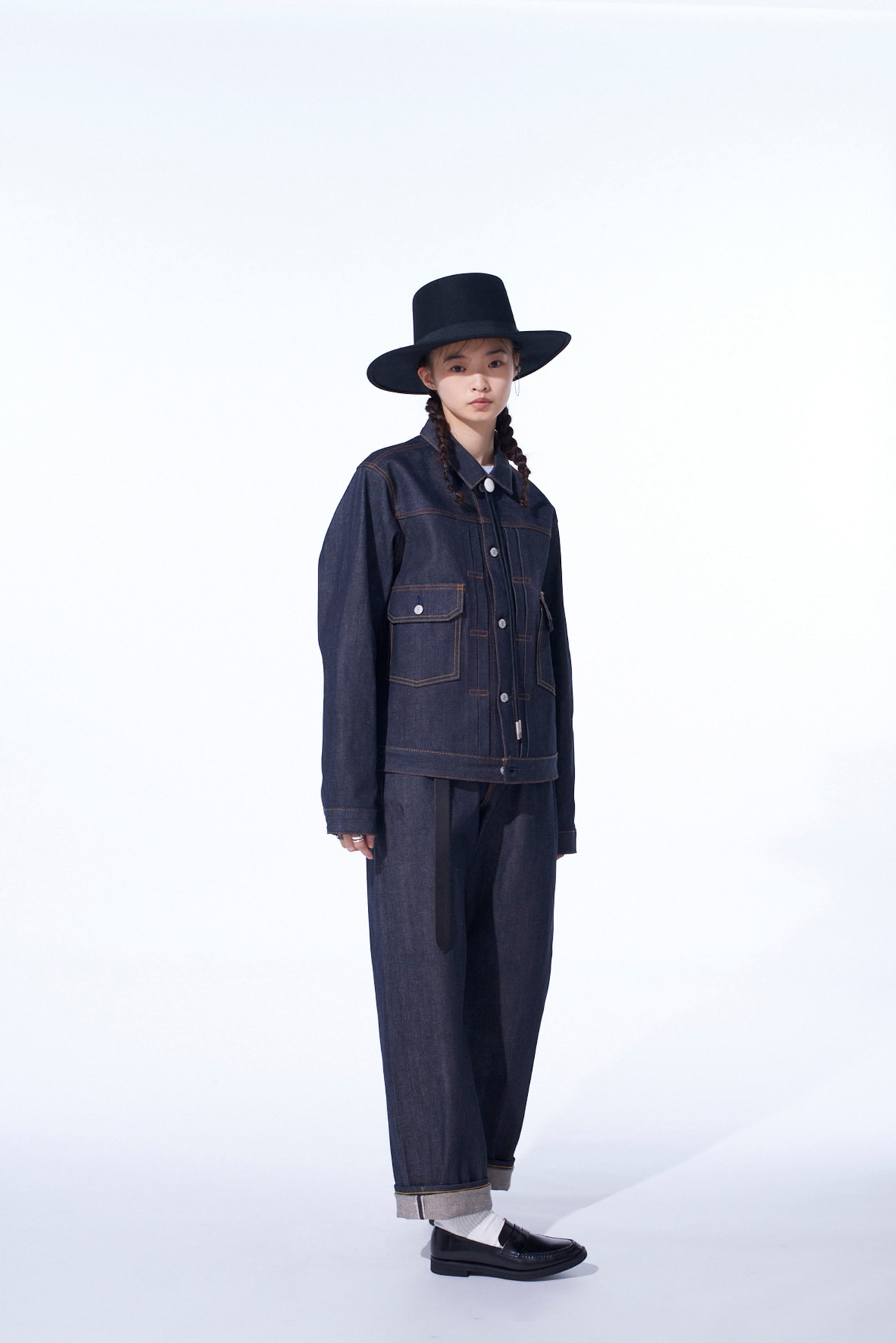 S'YTE × EDWIN RIGID SELVEDGE DENIM TRACKER JACKET -TYPE 505ZX-