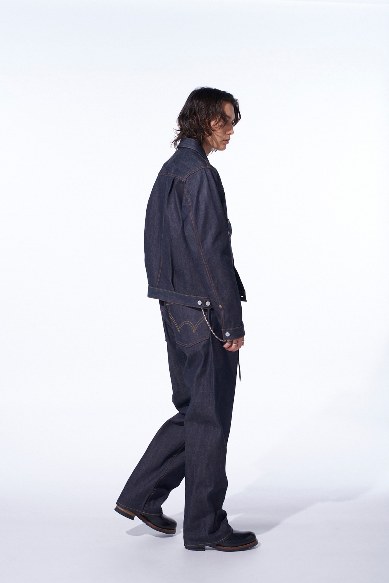 S'YTE × EDWIN RIGID SELVEDGE DENIM TRACKER JACKET -TYPE 505ZX-