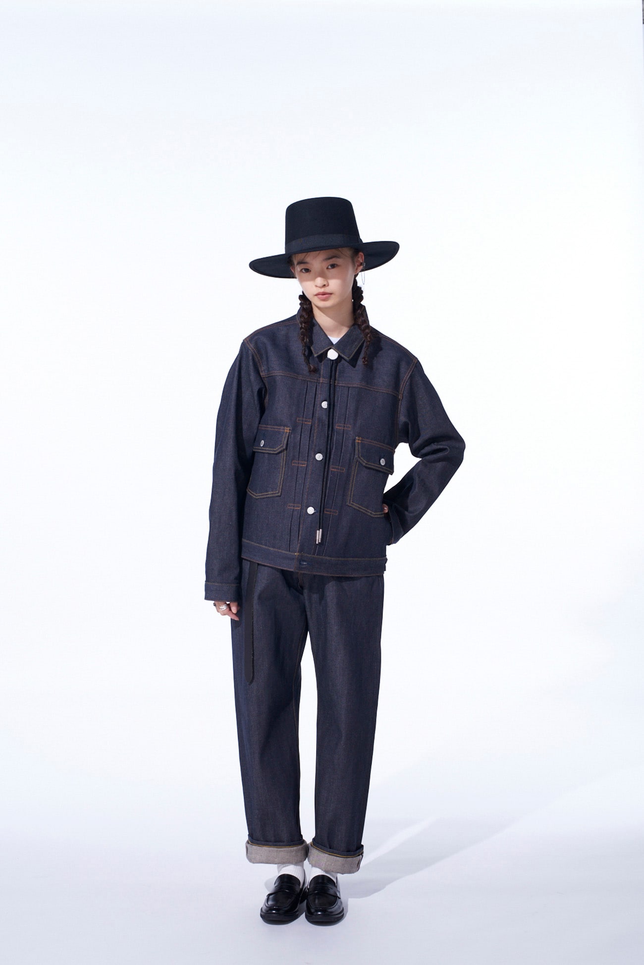 S'YTE × EDWIN RIGID SELVEDGE DENIM TRACKER JACKET -TYPE 505ZX-