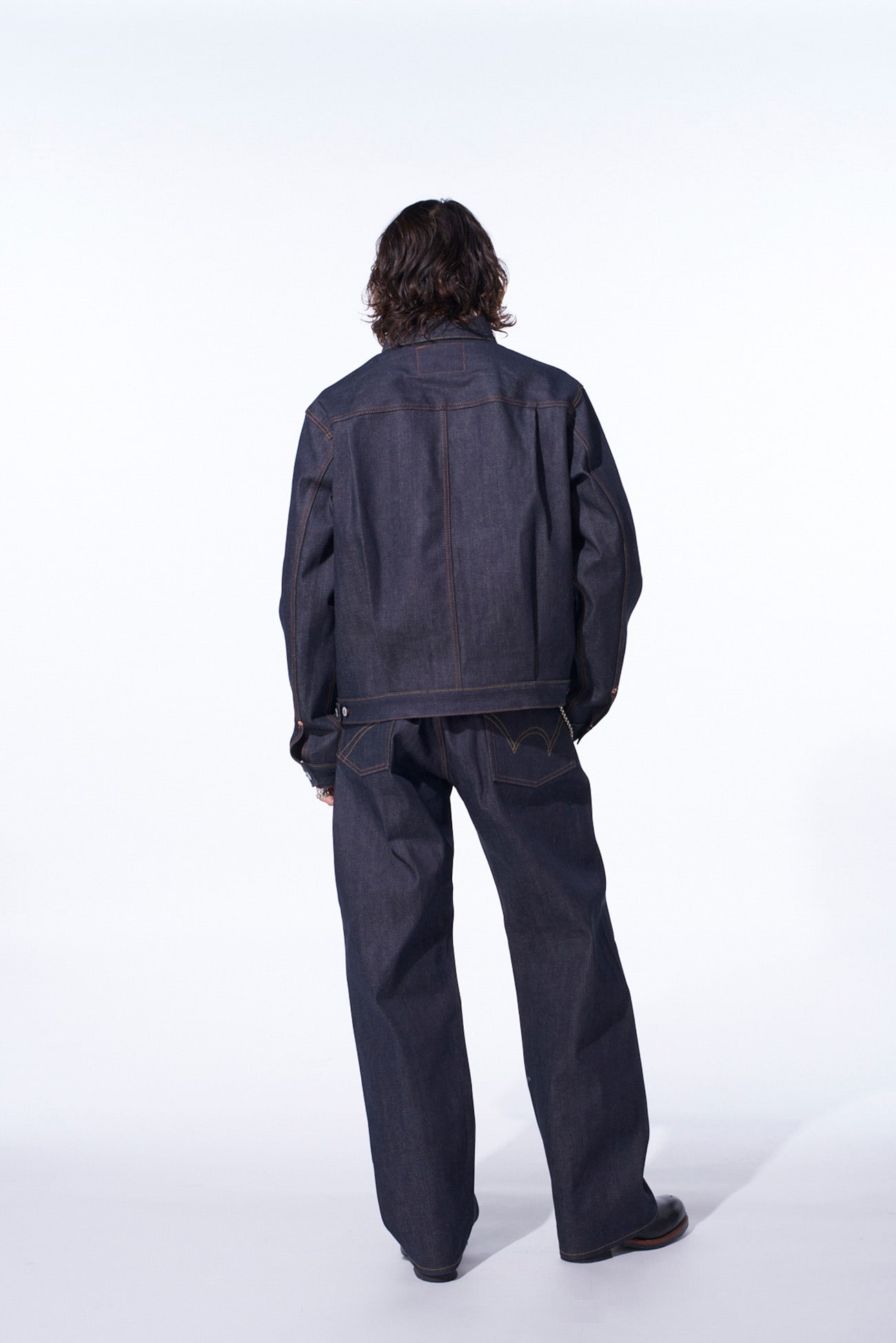 S'YTE × EDWIN RIGID SELVEDGE DENIM TRACKER JACKET -TYPE 505ZX-