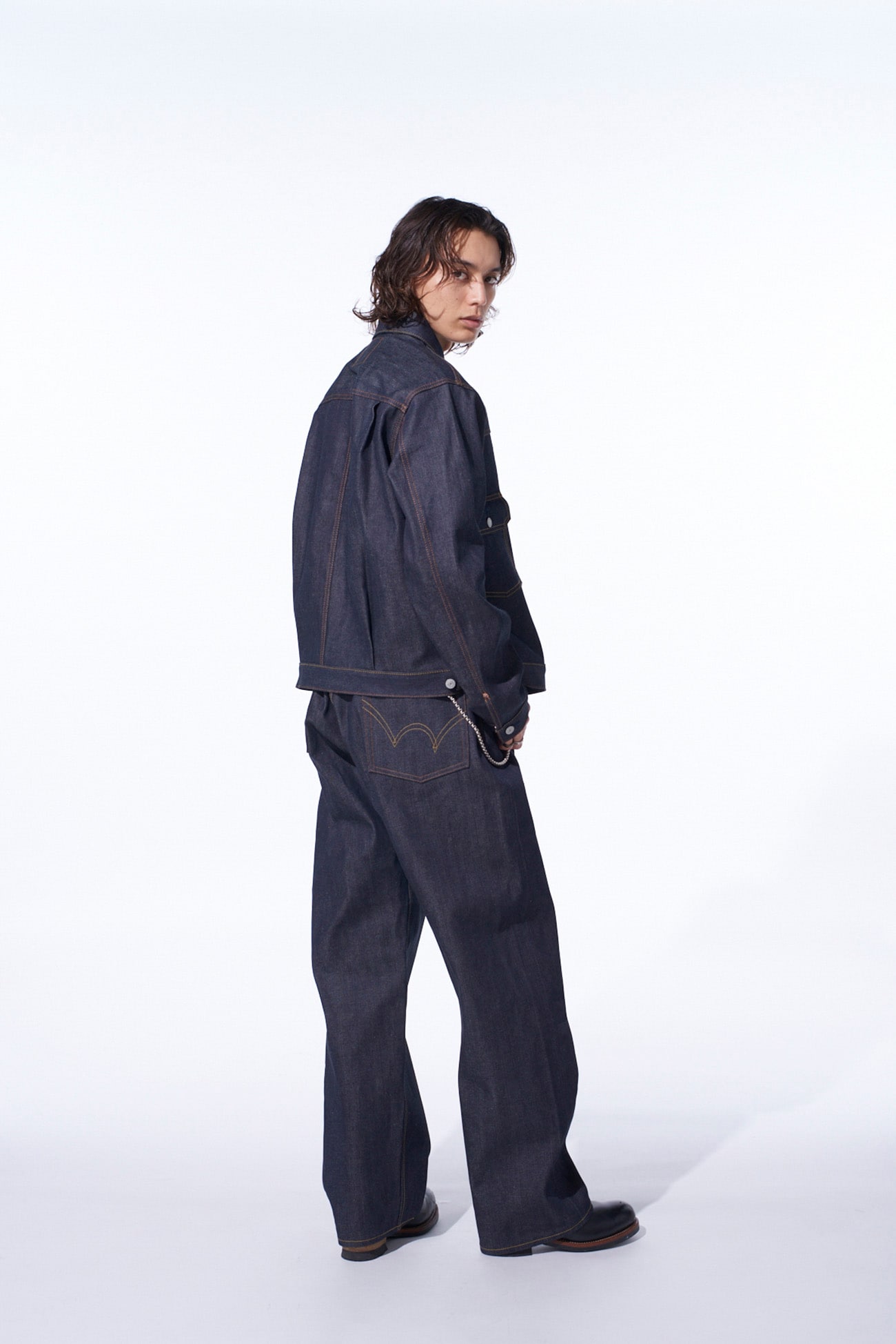 S'YTE × EDWIN RIGID SELVEDGE DENIM TRACKER JACKET -TYPE 505ZX-