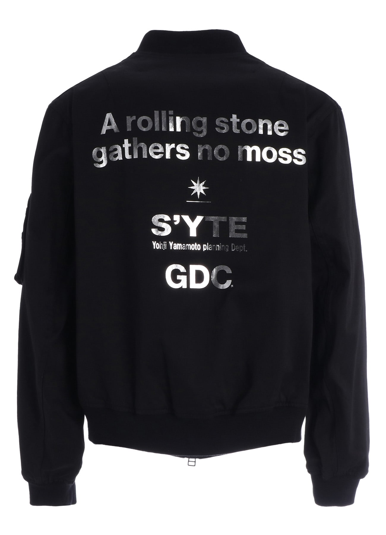 【2/19 12:00 Release】-S’YTE × GDC Collaborate Collection-WEPON CLOTH LOGO-PRINTED BOMBER JACKET