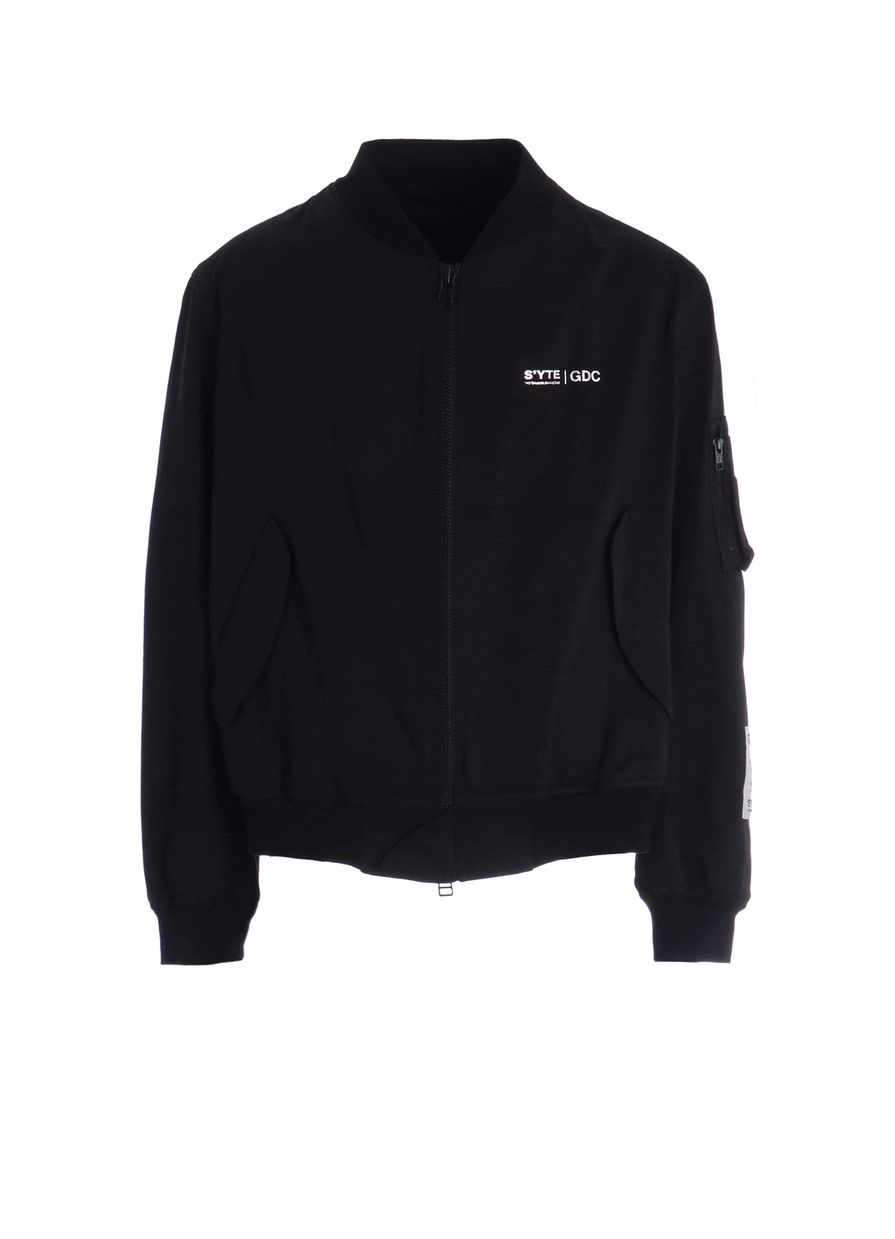 【2/19 12:00 Release】-S’YTE × GDC Collaborate Collection-WEPON CLOTH LOGO-PRINTED BOMBER JACKET