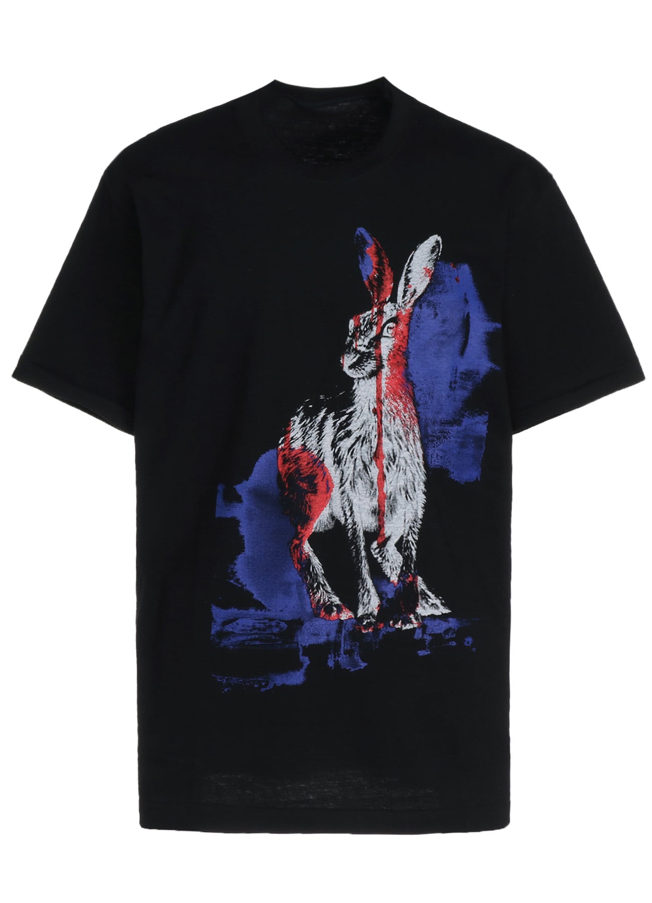 "WILD RABBIT " ANIMAL GRAPHIC T-SHIRT