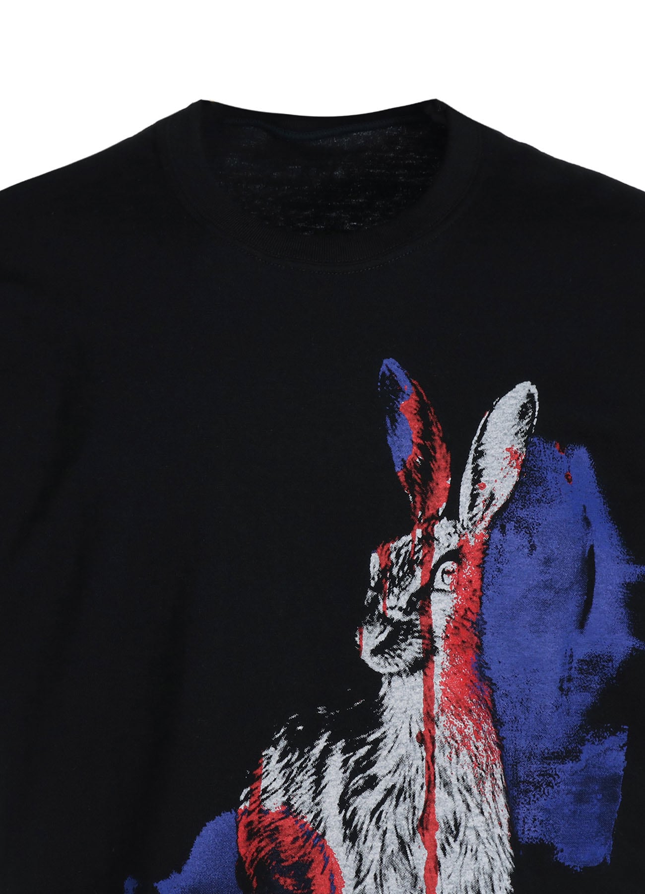 "WILD RABBIT " ANIMAL GRAPHIC T-SHIRT