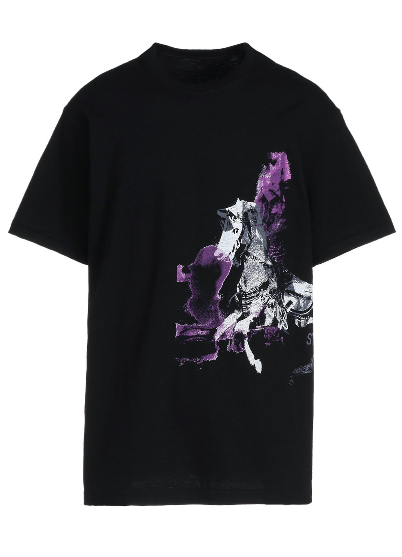 "MERRY-GO-ROUND" ANIMAL GRAPHIC T-SHIRT