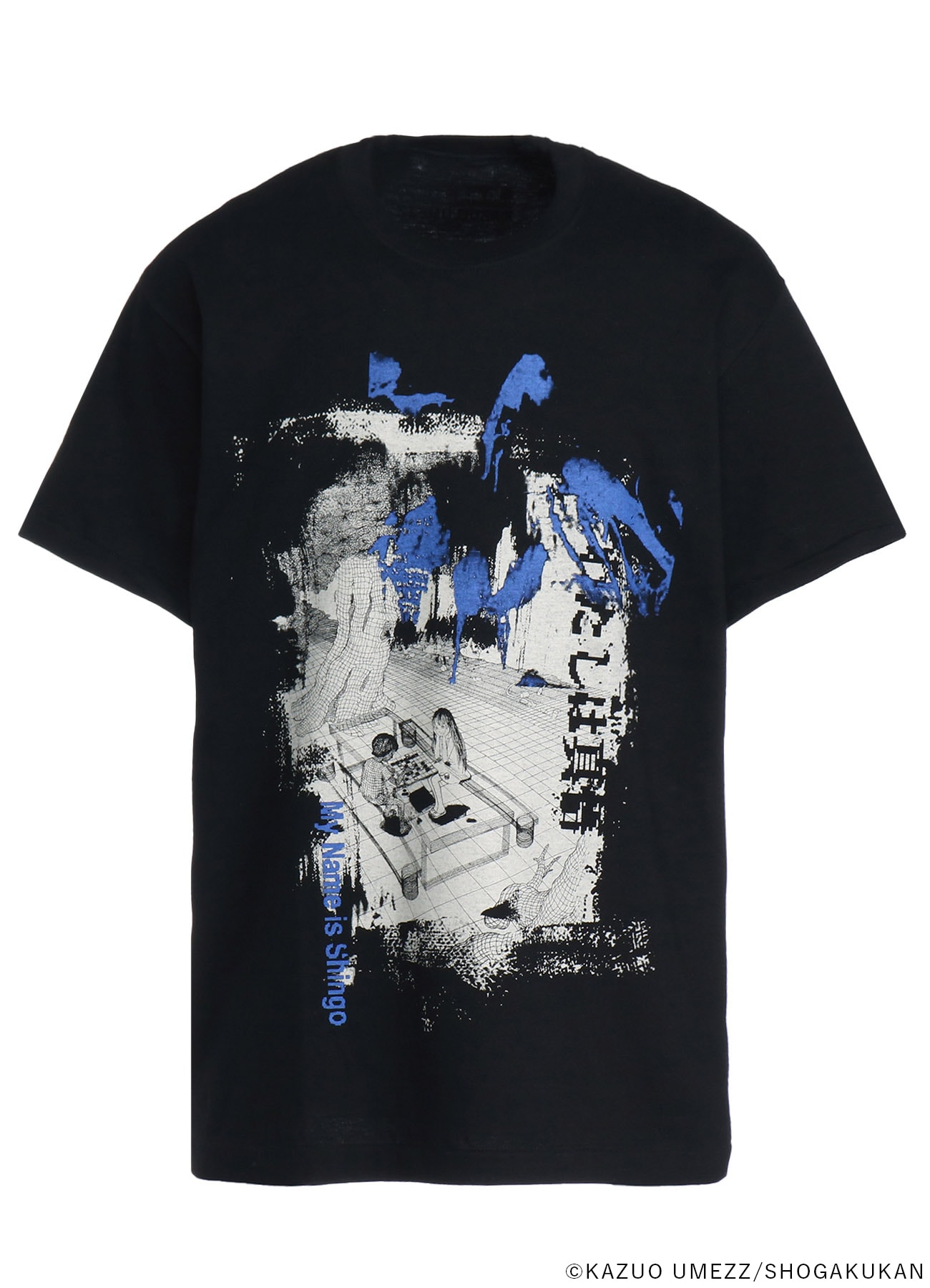 S'YTExKAZUO UMEZZ-MY NAME IS SHINGO- C/JERSEY T-SHIRT PRINTED WITH COMICS COVER ART”Cyber world”
