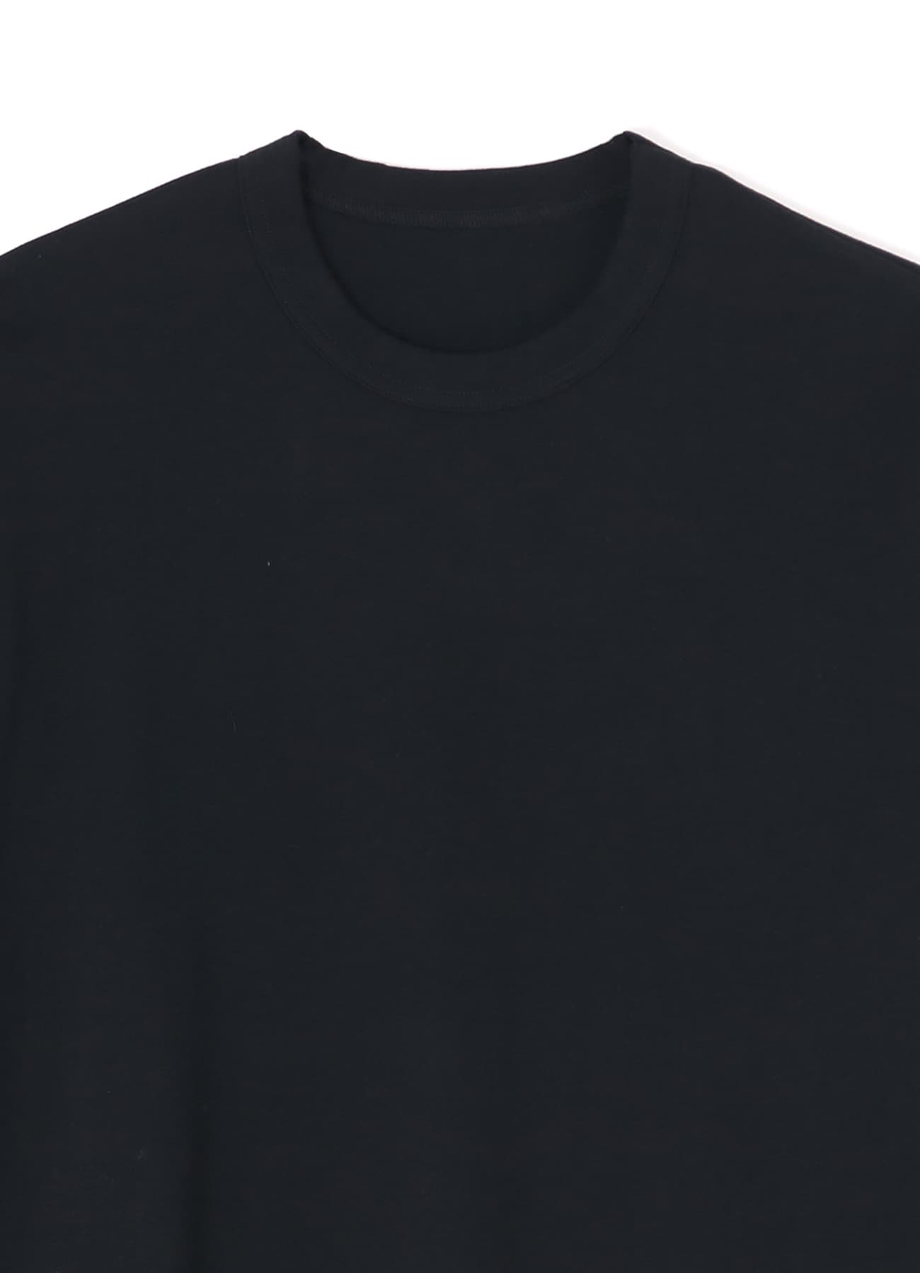 40/2 COTTON JERSEY LONG SLEEVE SHIRT (L)(L Black): Y's for living