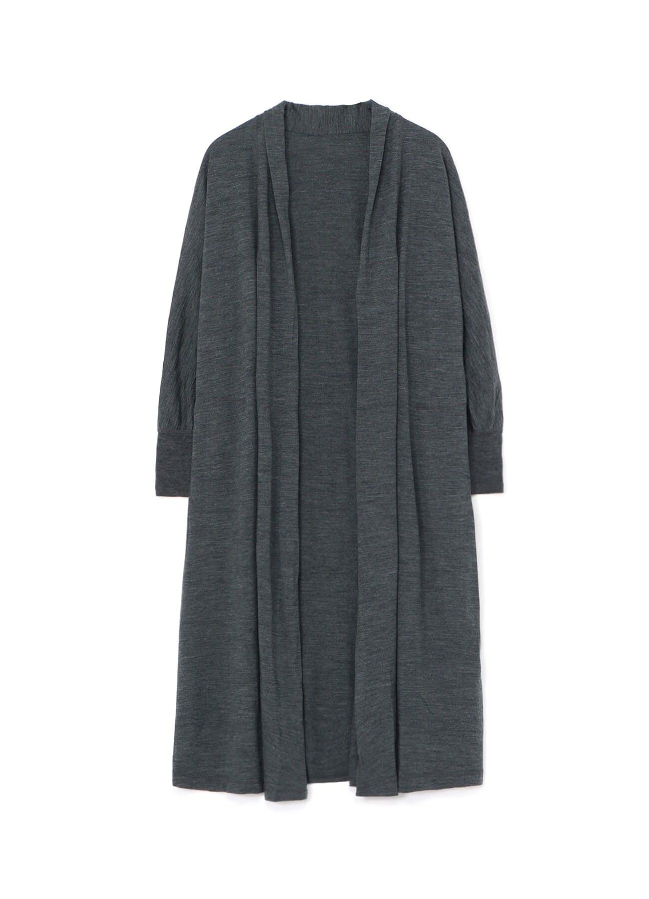 WASHABLE WOOL JERSEY DOLMAN SLEEVE LONG GOWN