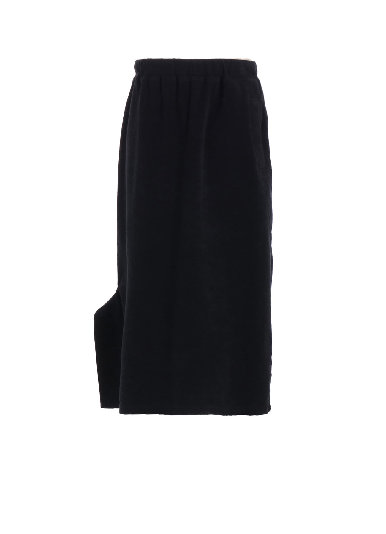 MINI PILE SIDE SLIT SKIRT