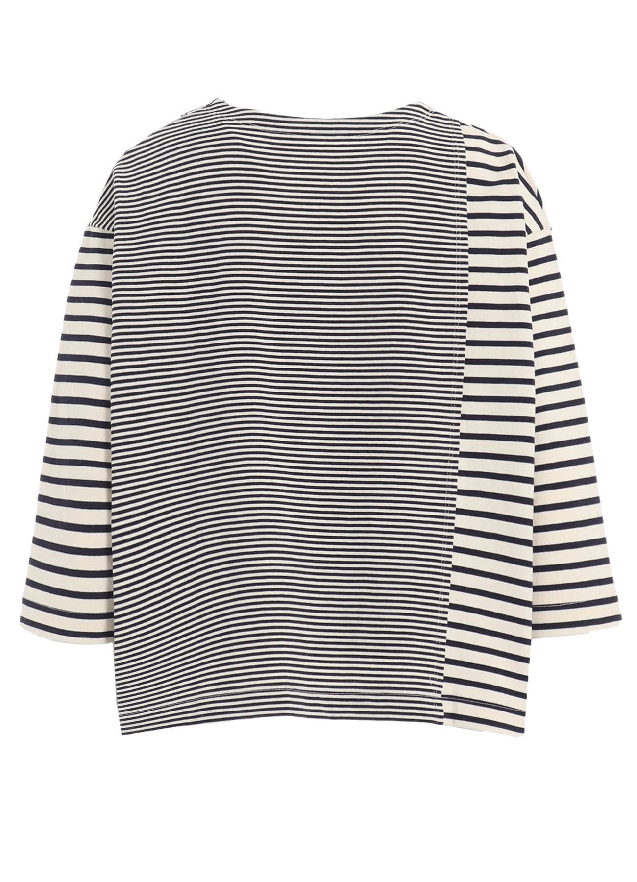 BORDER SWITCHING  3/4 SLEEVE SHIRT