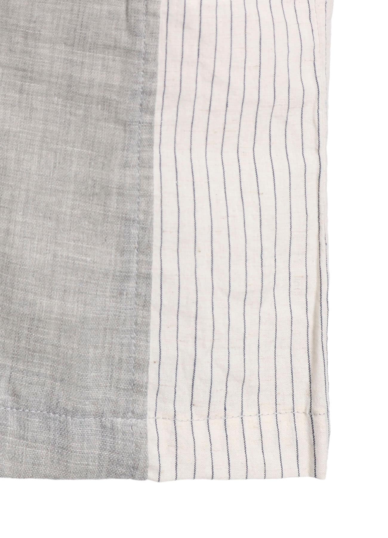 GAUZE + STRIPE ONE PIECE