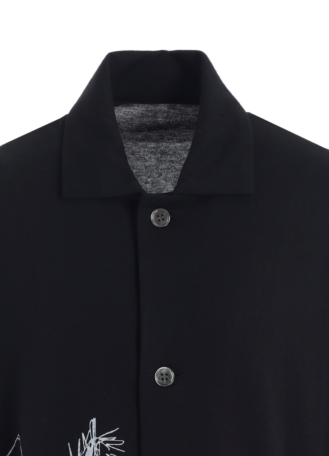 COTTON RAYON JERSEY LONG SHIRT
