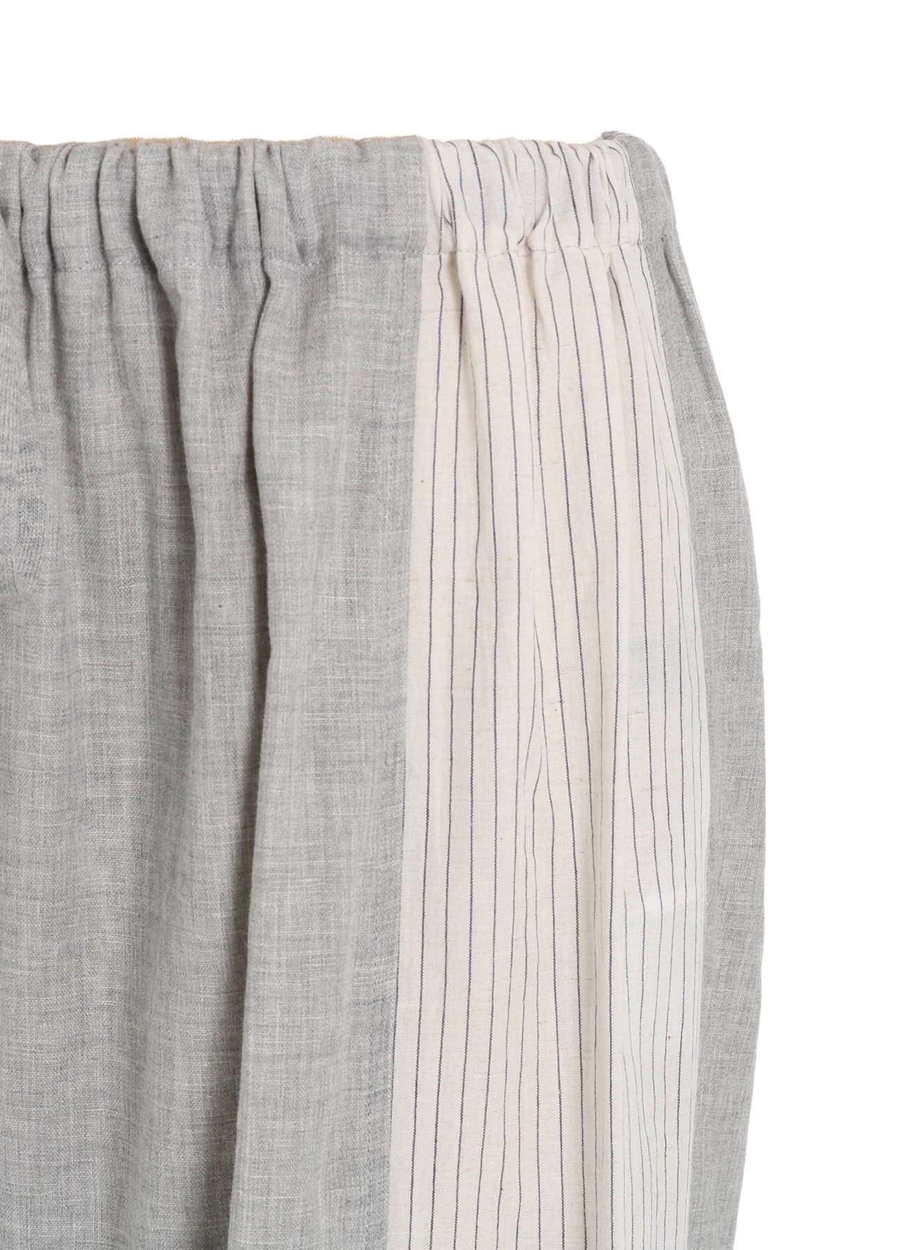 GAUZE + STRIPE PANTS (M)