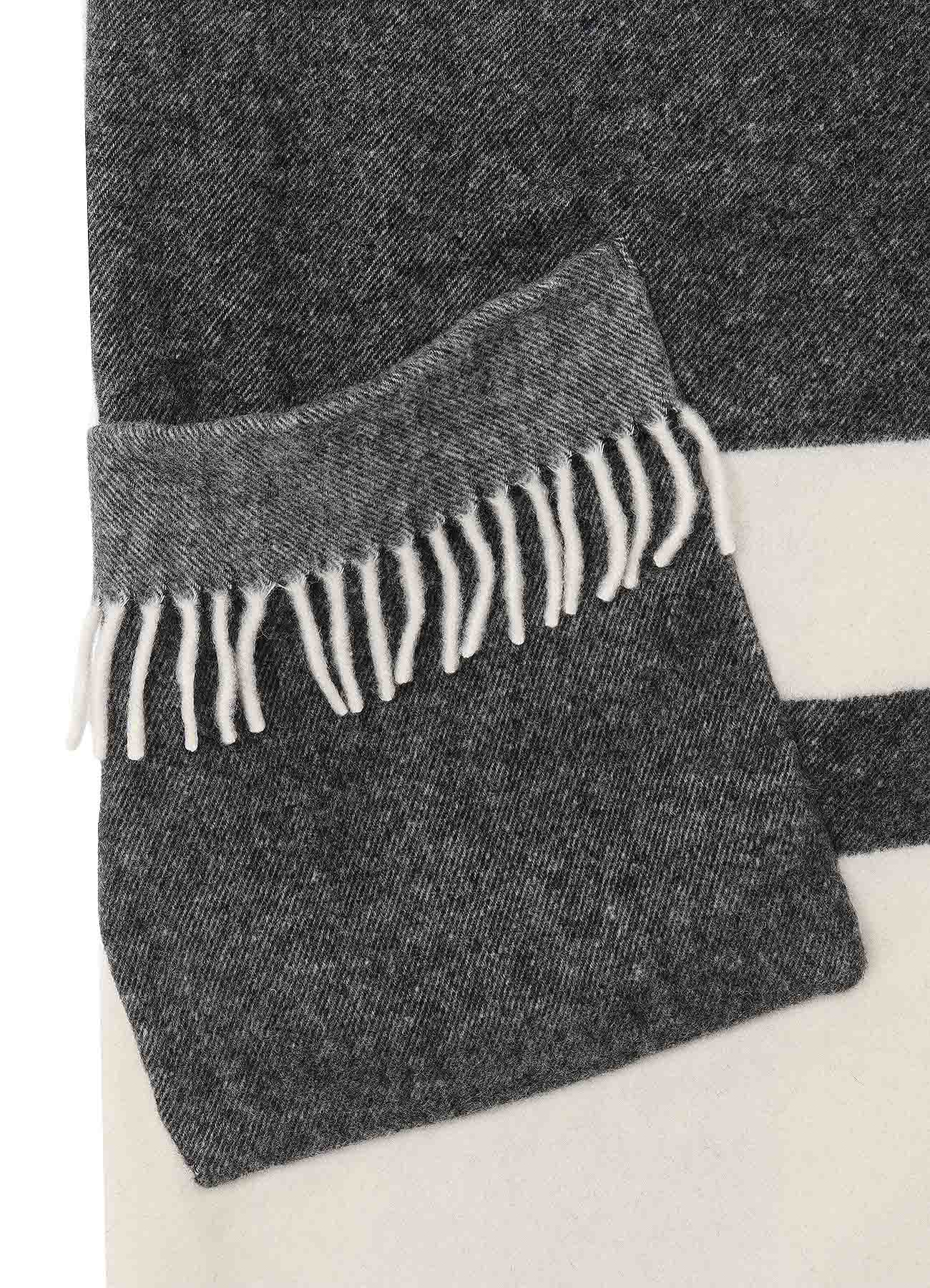 FULLING WOOL PLAID SHAWL