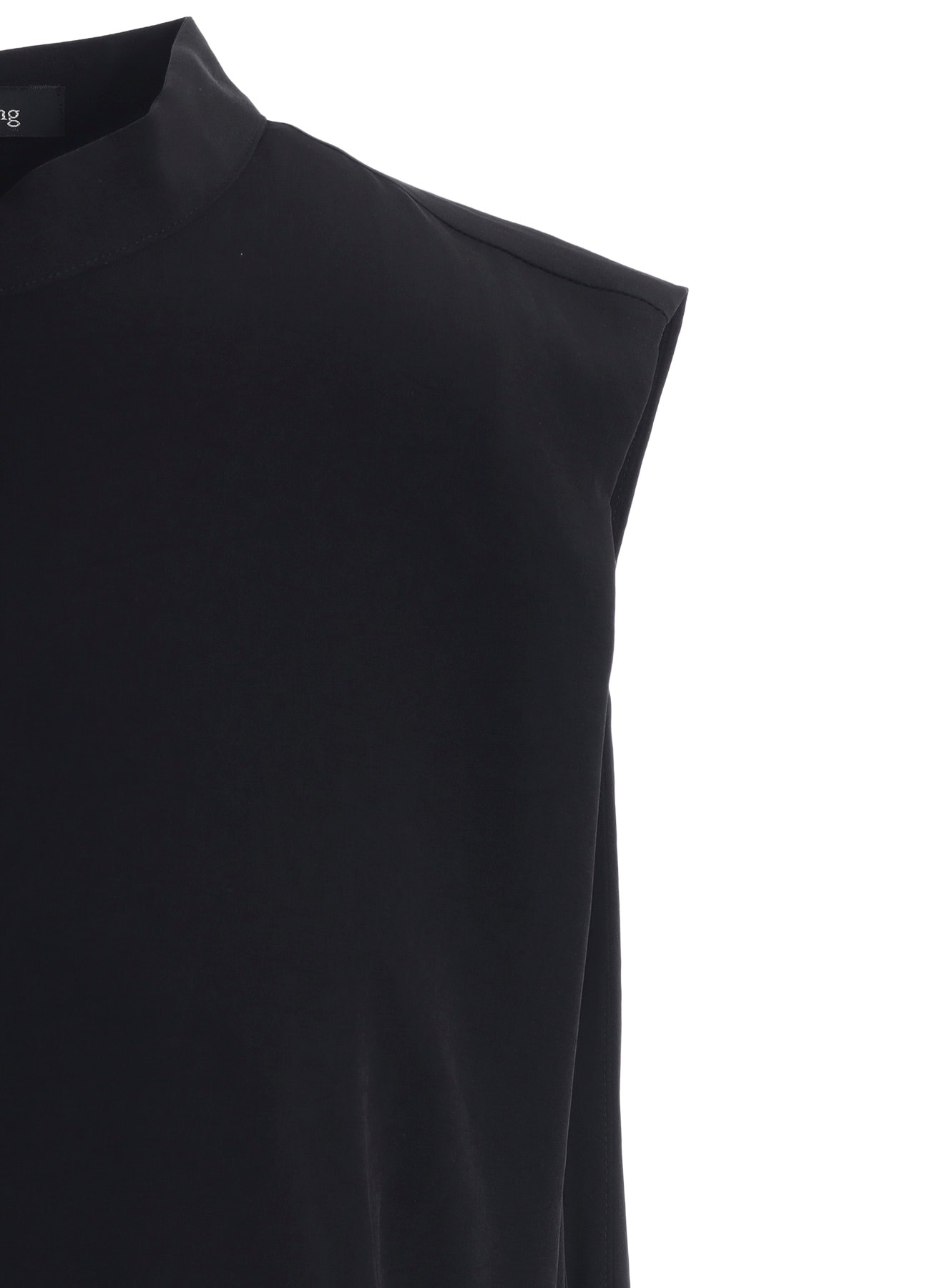 Harmony 2024長袖ポロドレス 黒 JACQUARD JERSEY HIGH NECK CRUNCHED SIDE T(S Black): Vintage