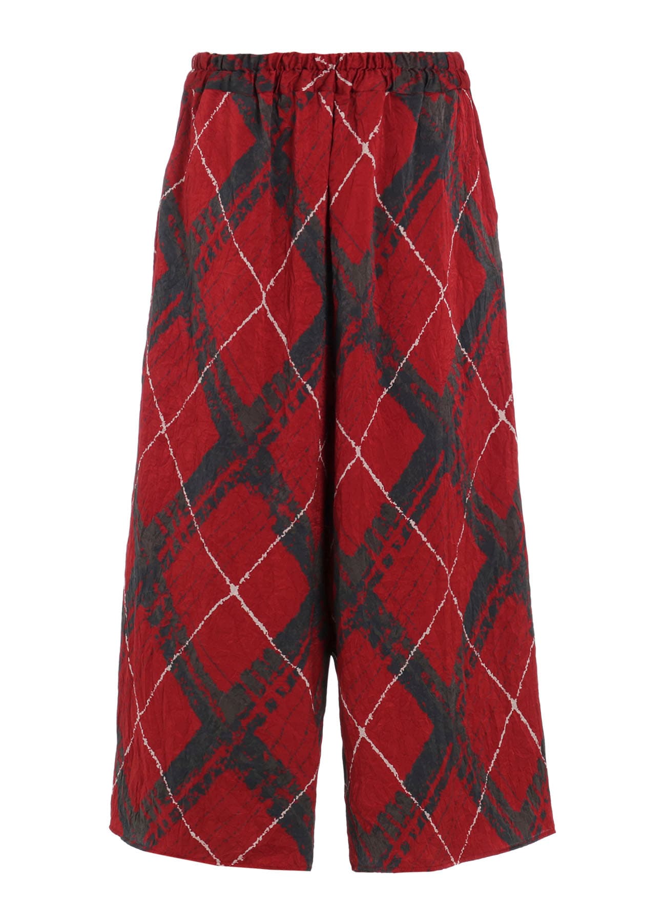 WASHER BIAS PLAID PRINT PENGUIN PANTS