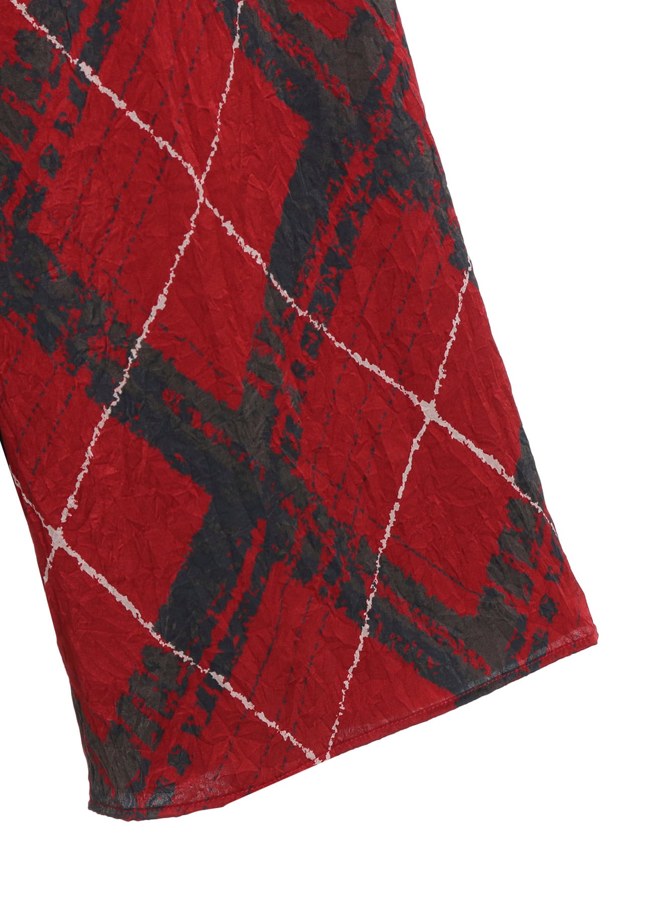 WASHER BIAS PLAID PRINT PENGUIN PANTS