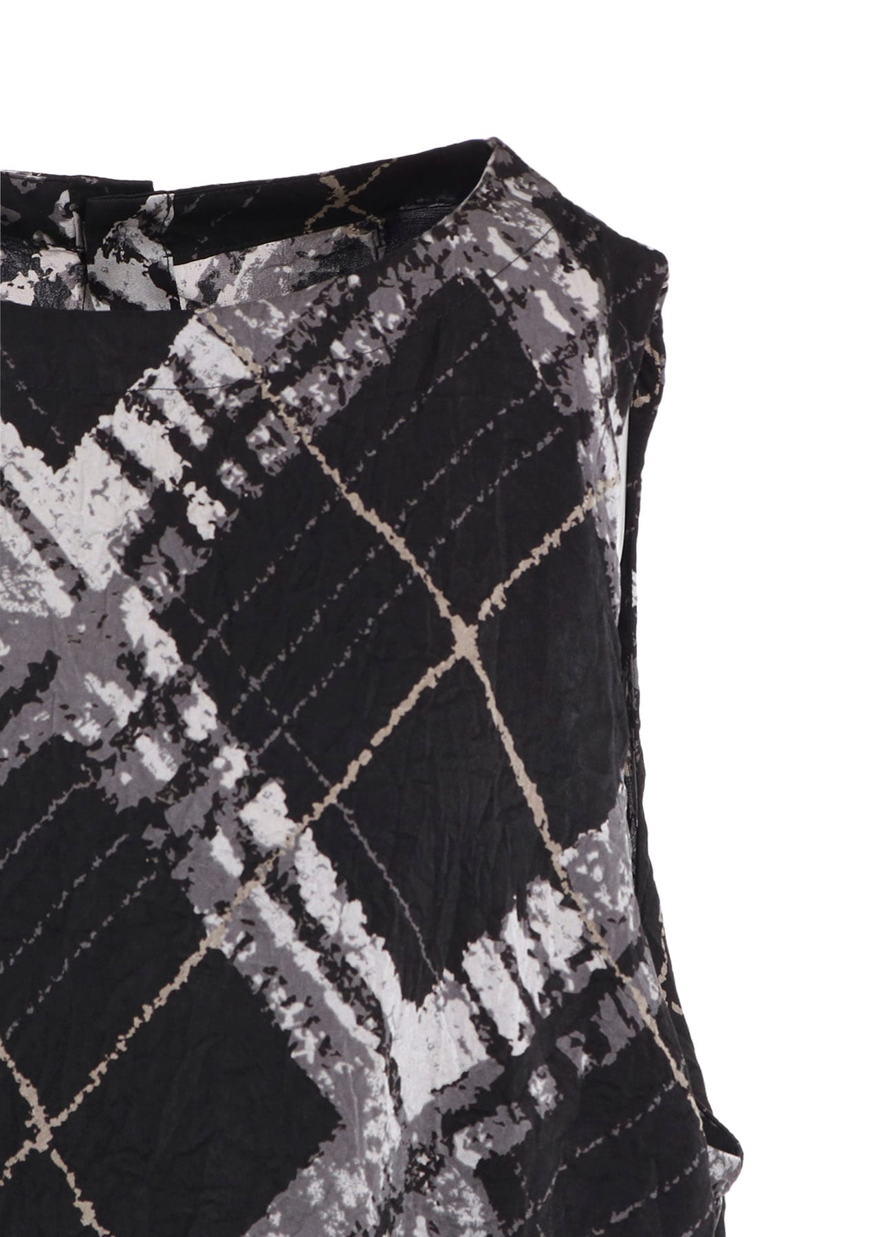 WASHER BIAS PLAID PRINT JUMPER DRESS
