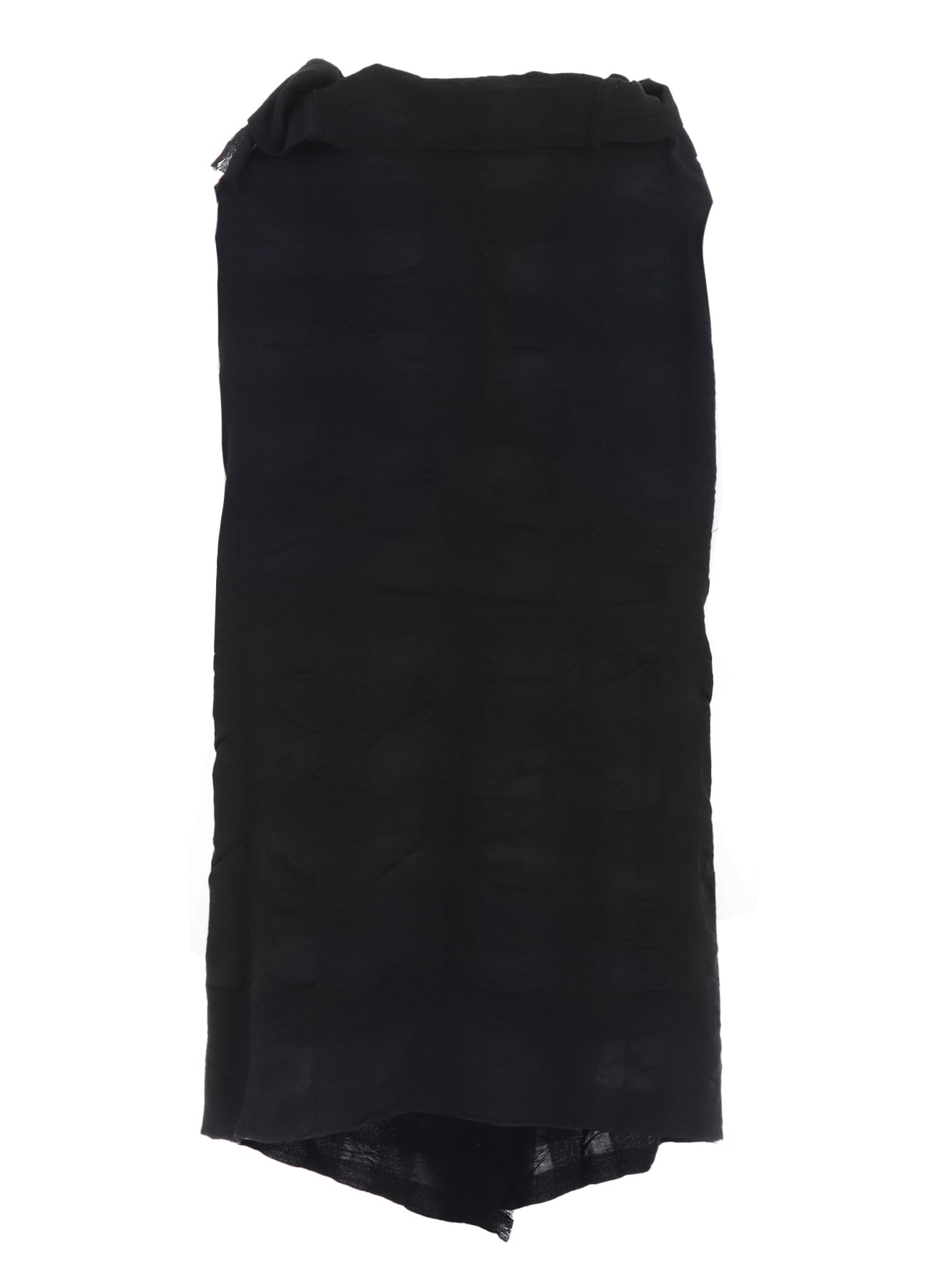 COTTON WOOL SHIRRING SHAWL VEST