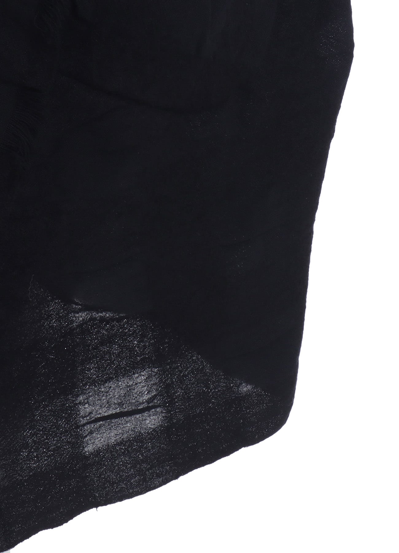 COTTON WOOL SHIRRING SHAWL VEST