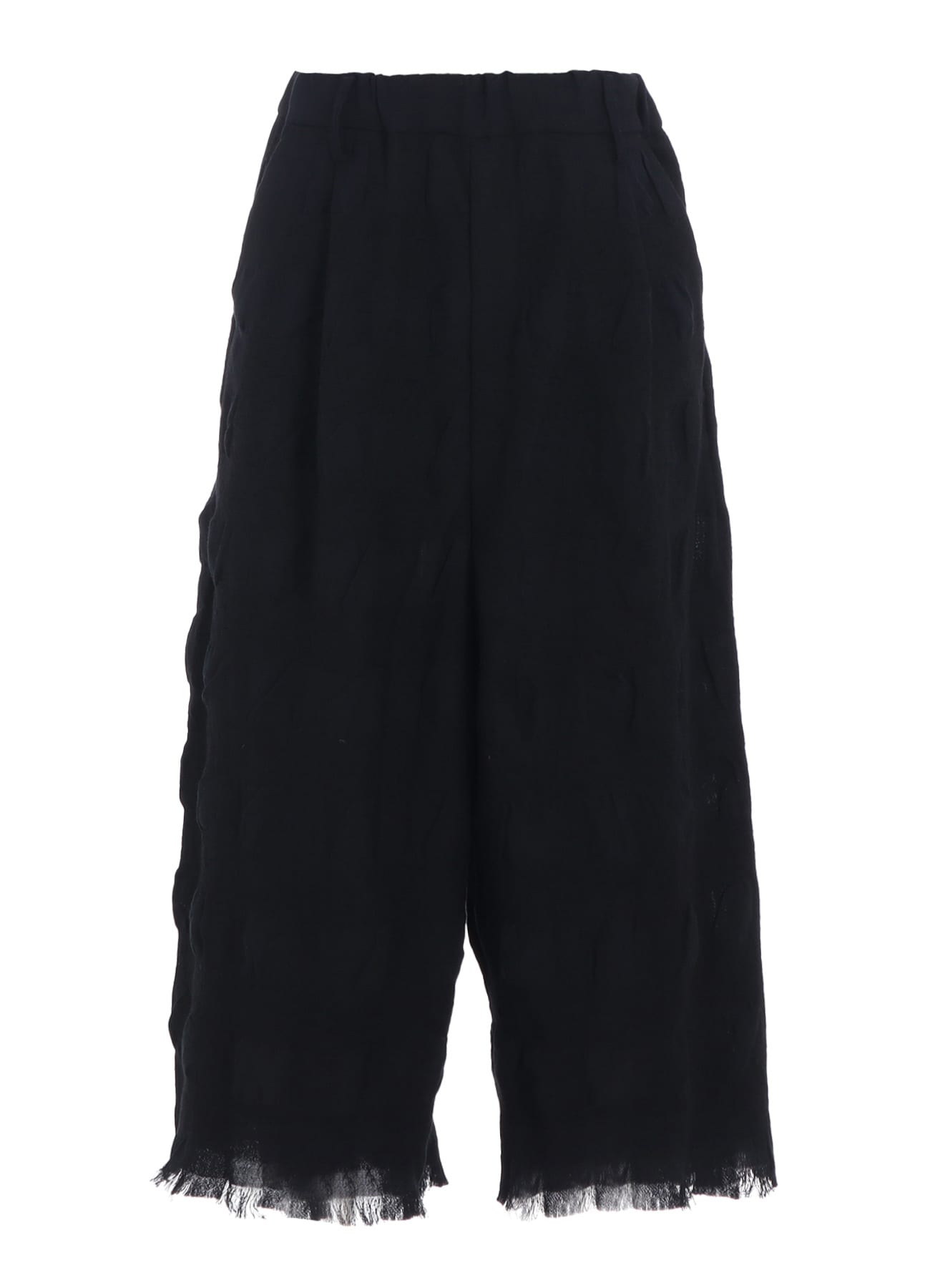 COTTON WOOL SHIRRING SAROUEL PANTS