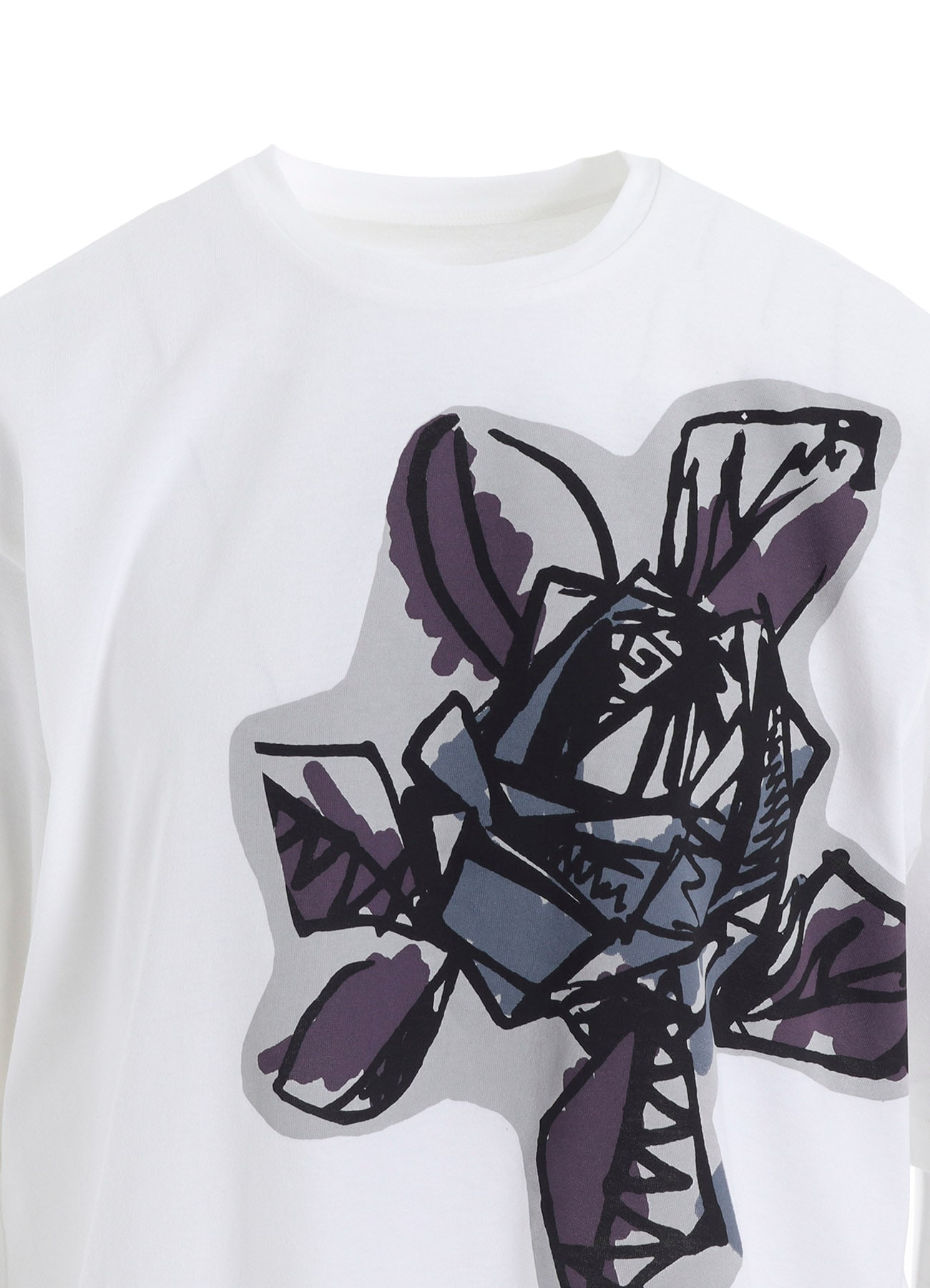 SOFT COTTON JERSEY WILD FLOWER PRINT SHIRT