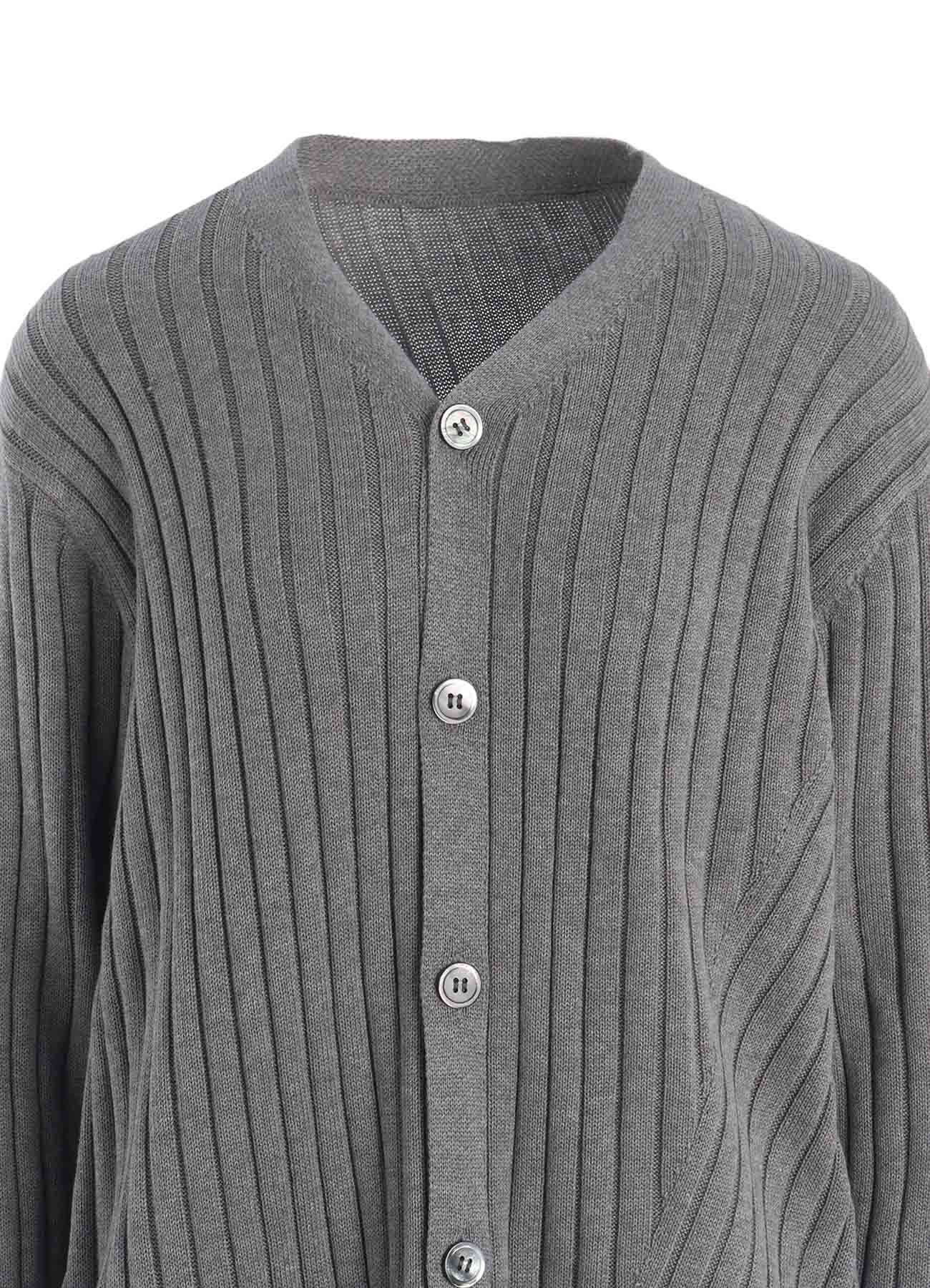 RIB KNIT CARDIGAN