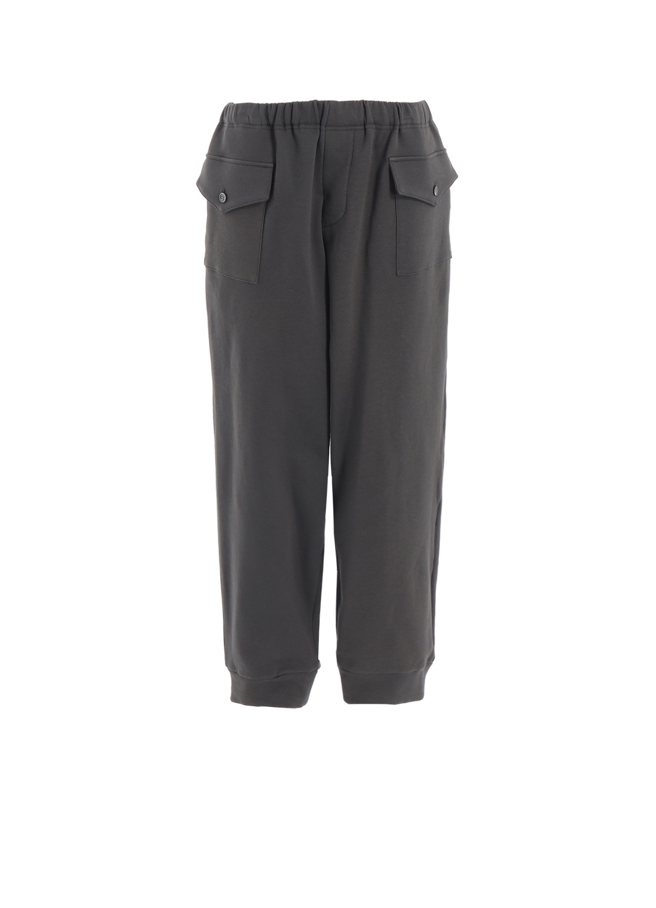 COTTON FLEECE FLAP POCKET PANTS