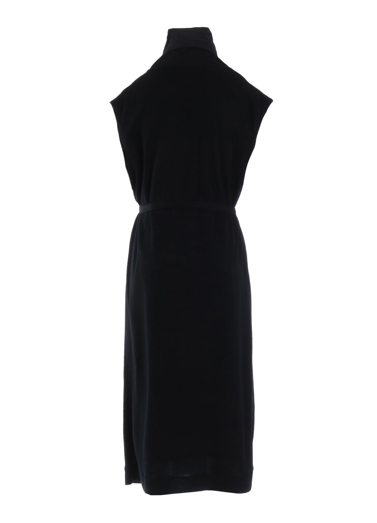 WOOL JERSEY + COTTON SILK LOAN LONG GILET