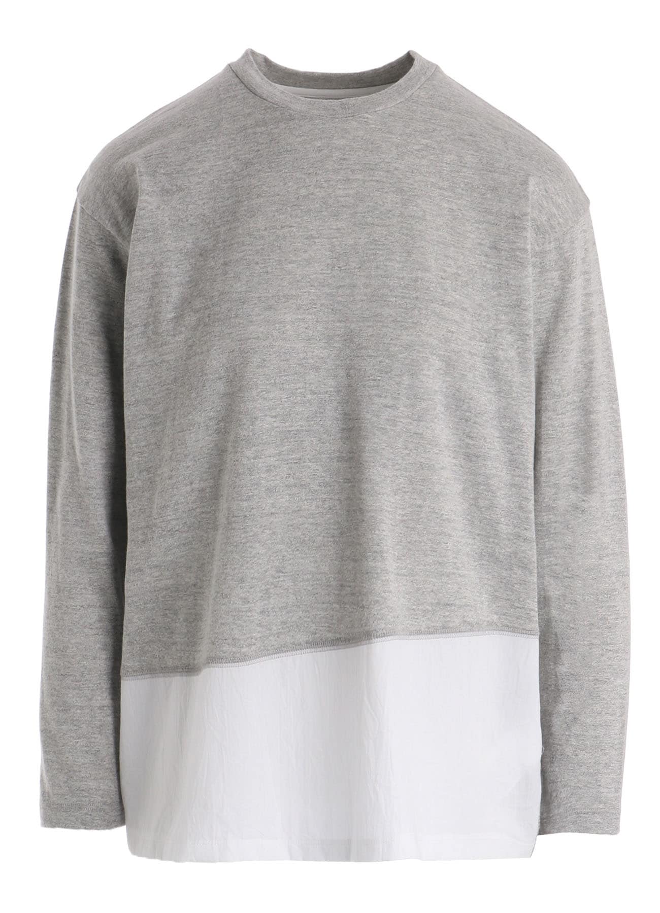 COTTON RAYON JERSEY PULLOVER SHIRT (M)
