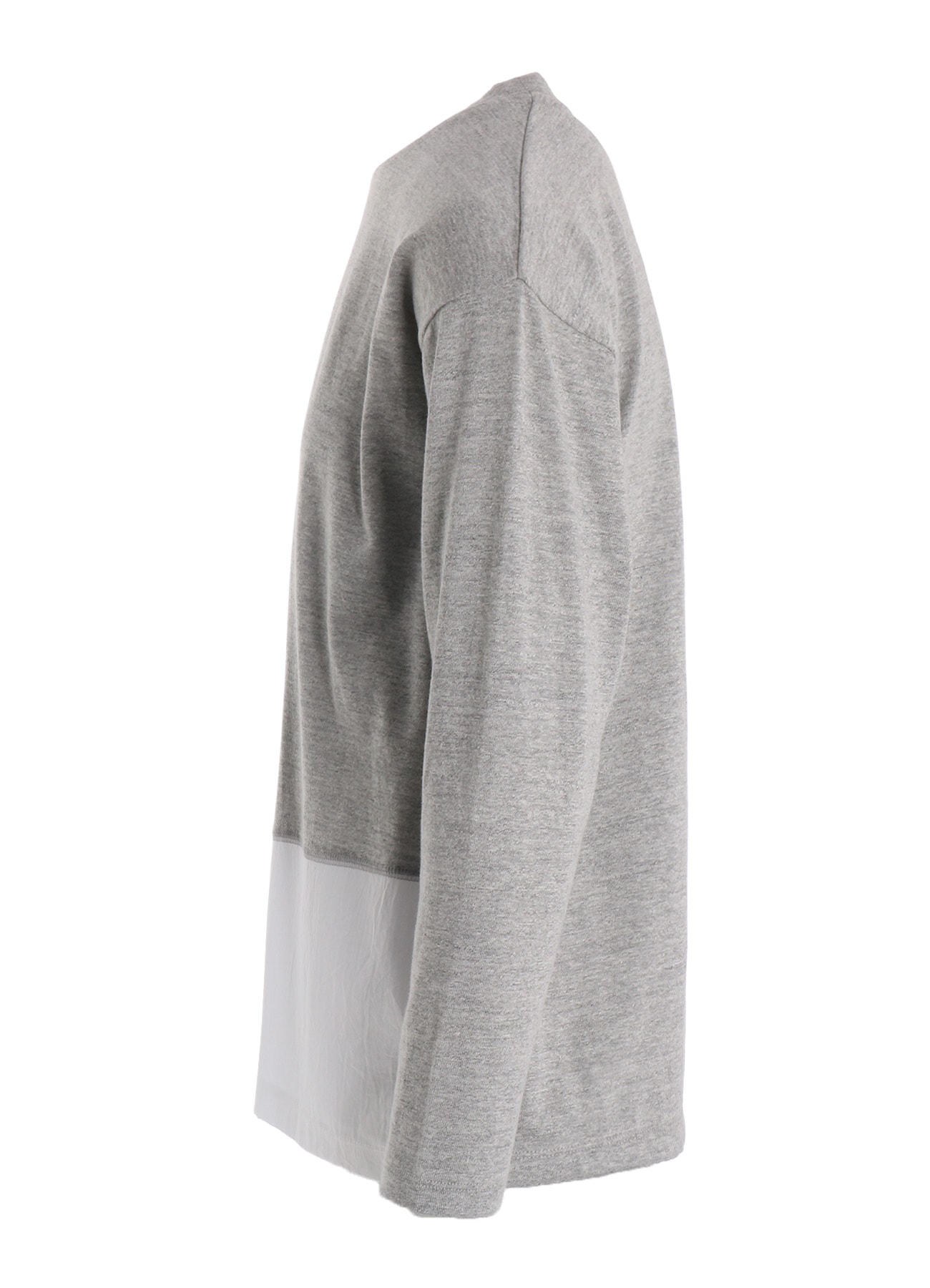 COTTON RAYON JERSEY PULLOVER SHIRT (M)