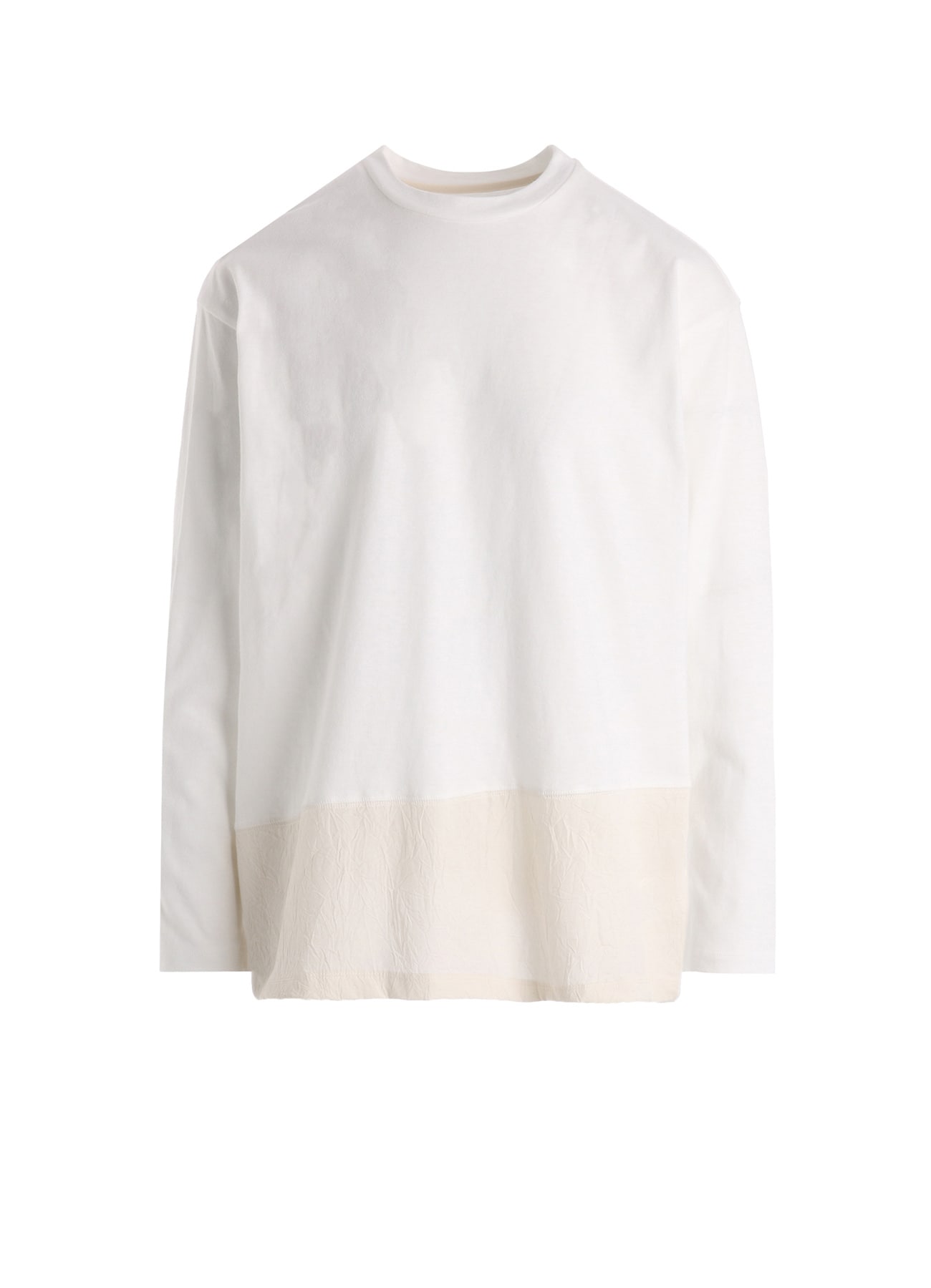 COTTON RAYON JERSEY PULLOVER SHIRT (M)
