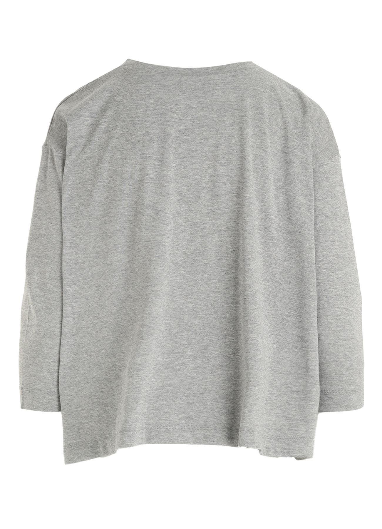 40/1 COTTON RAYON JERSEY DOT PRINT 3/4 SLEEVE SHIRT
