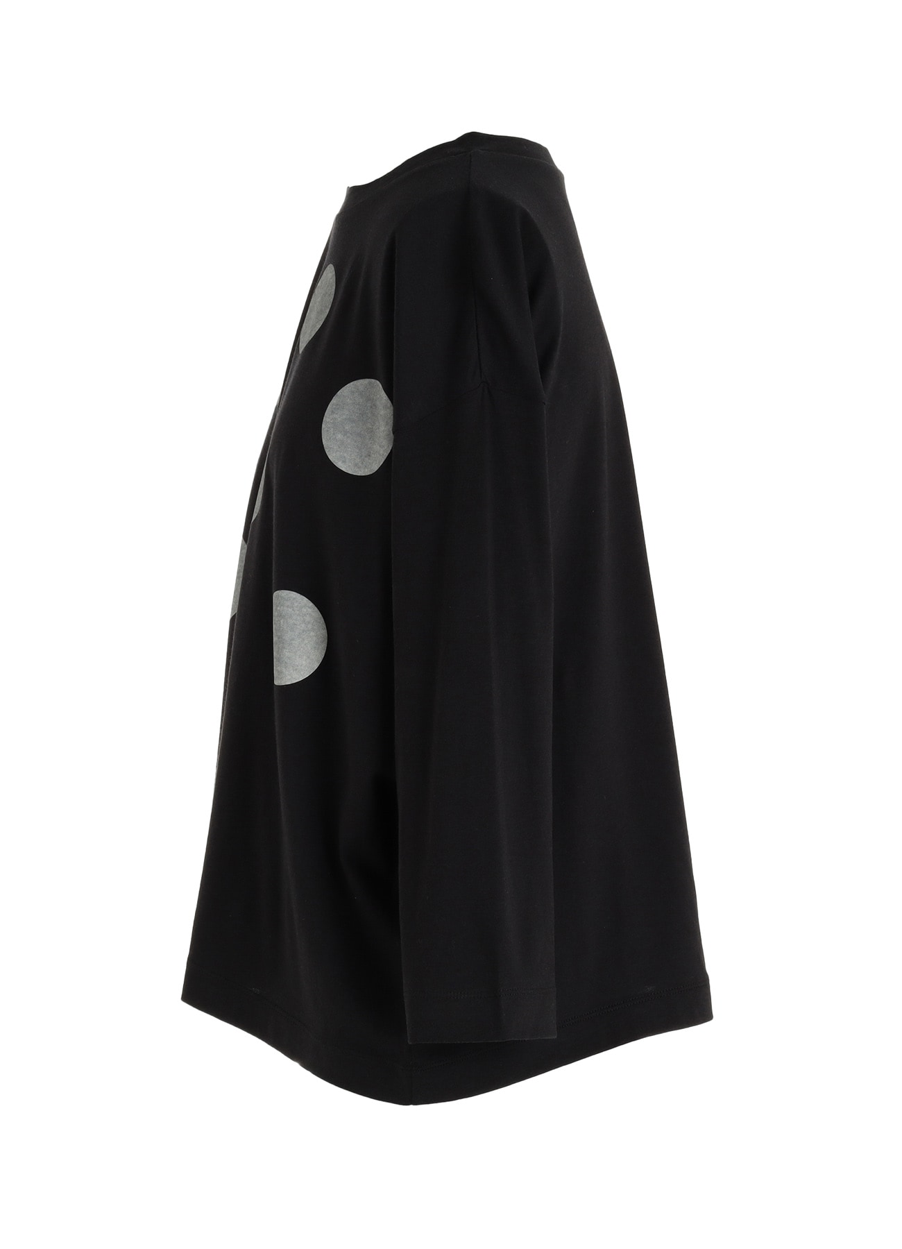 40/1 COTTON RAYON JERSEY DOT PRINT 3/4 SLEEVE SHIRT