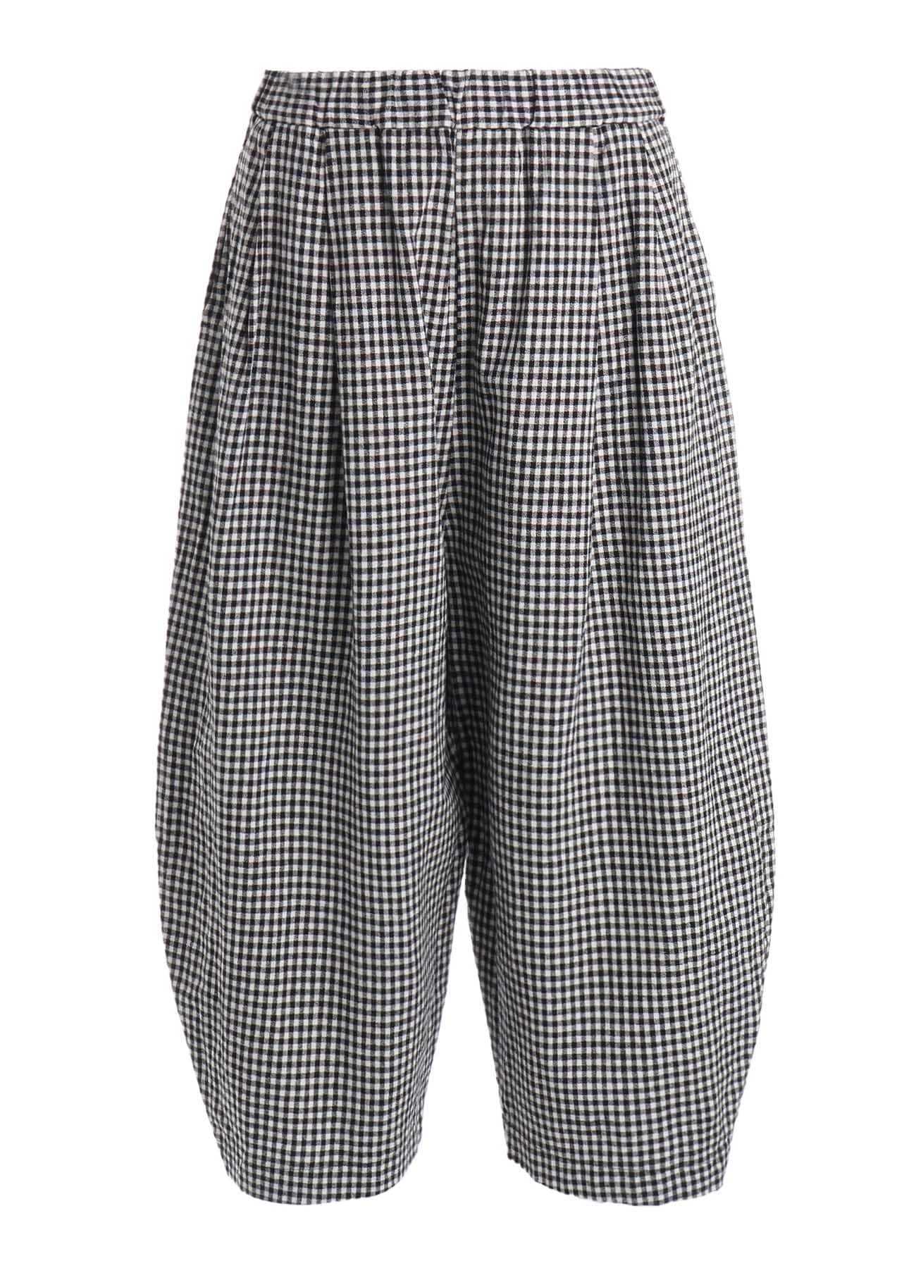 COTTON LINEN TUCK PANTS