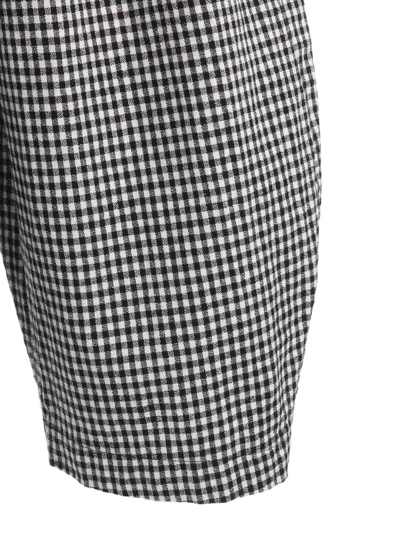 COTTON LINEN TUCK PANTS