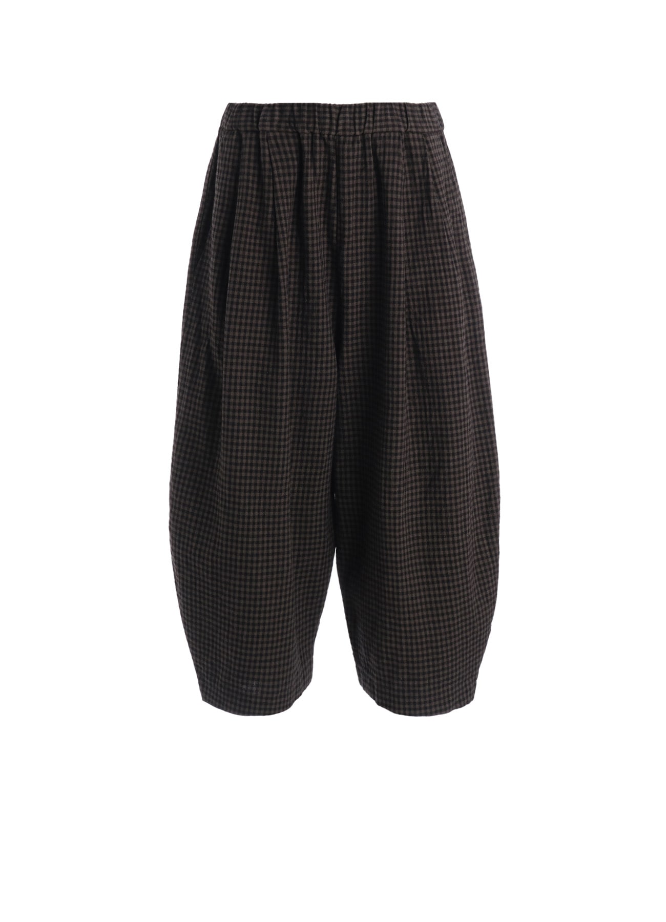 COTTON LINEN TUCK PANTS